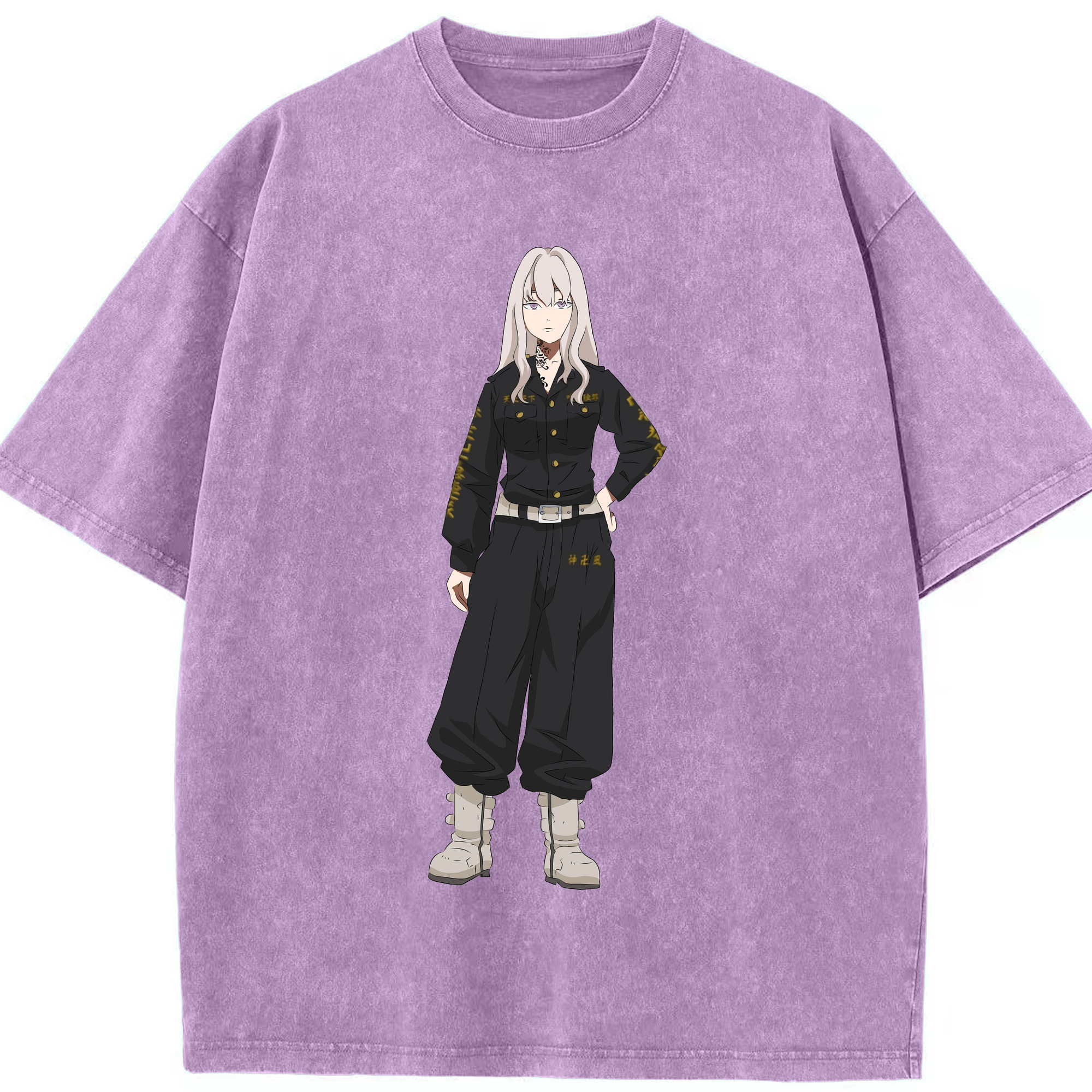 （画像用） 東京リベンジャーズ Tokyo Revengers 綿100% ヴィンテージ風 半袖Tシャツ（フロントプリント）