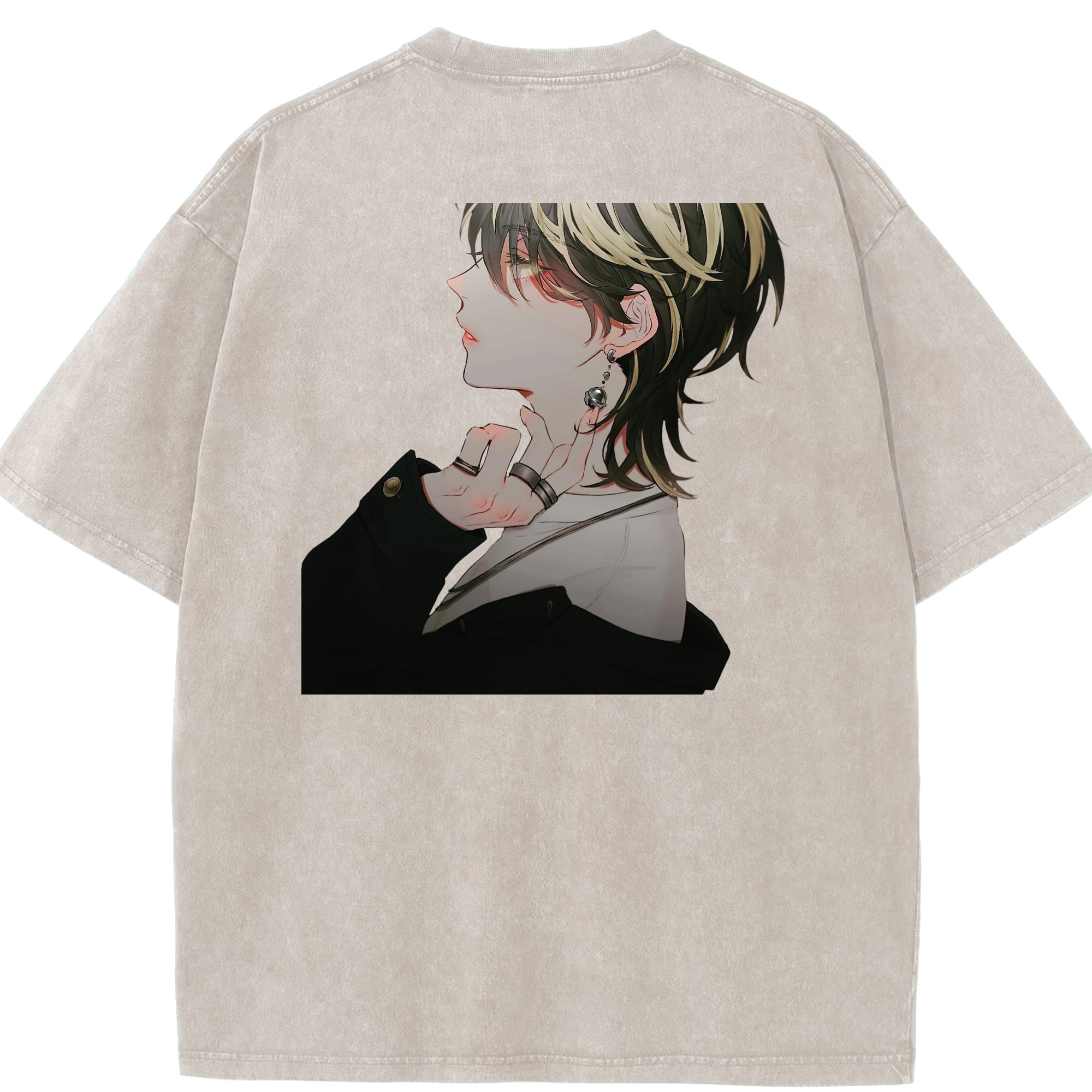 （画像用） 東京リベンジャーズ Tokyo Revengers 綿100% ヴィンテージ風 半袖Tシャツ（背面プリント）