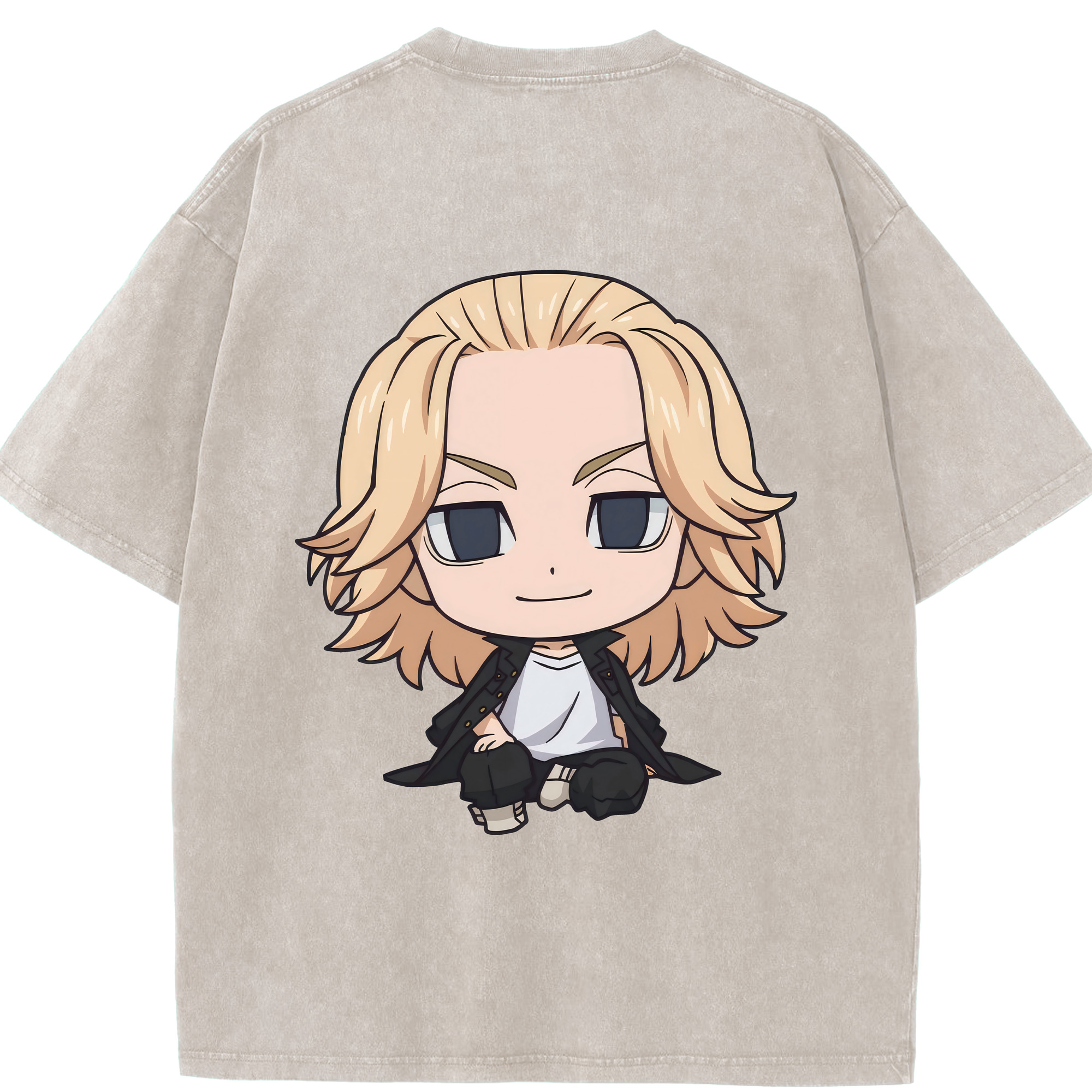 （画像用） 東京リベンジャーズ Tokyo Revengers 綿100% ヴィンテージ風 半袖Tシャツ（背面プリント）