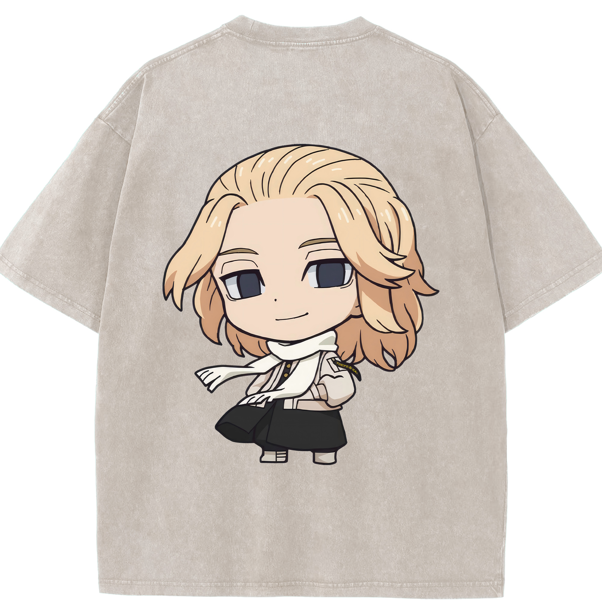 （画像用） 東京リベンジャーズ Tokyo Revengers 綿100% ヴィンテージ風 半袖Tシャツ（背面プリント）