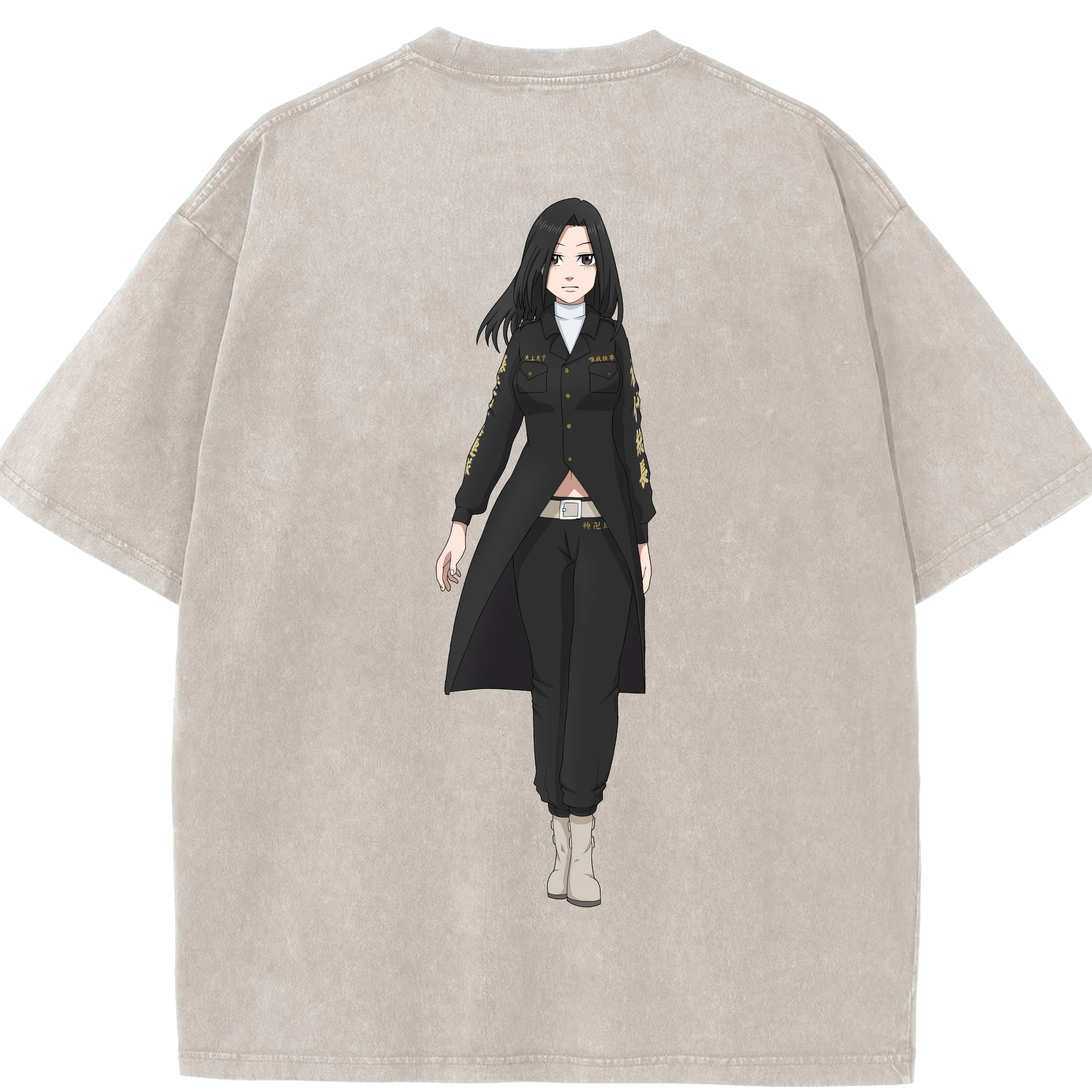 （画像用） 東京リベンジャーズ Tokyo Revengers 綿100% ヴィンテージ風 半袖Tシャツ（背面プリント）