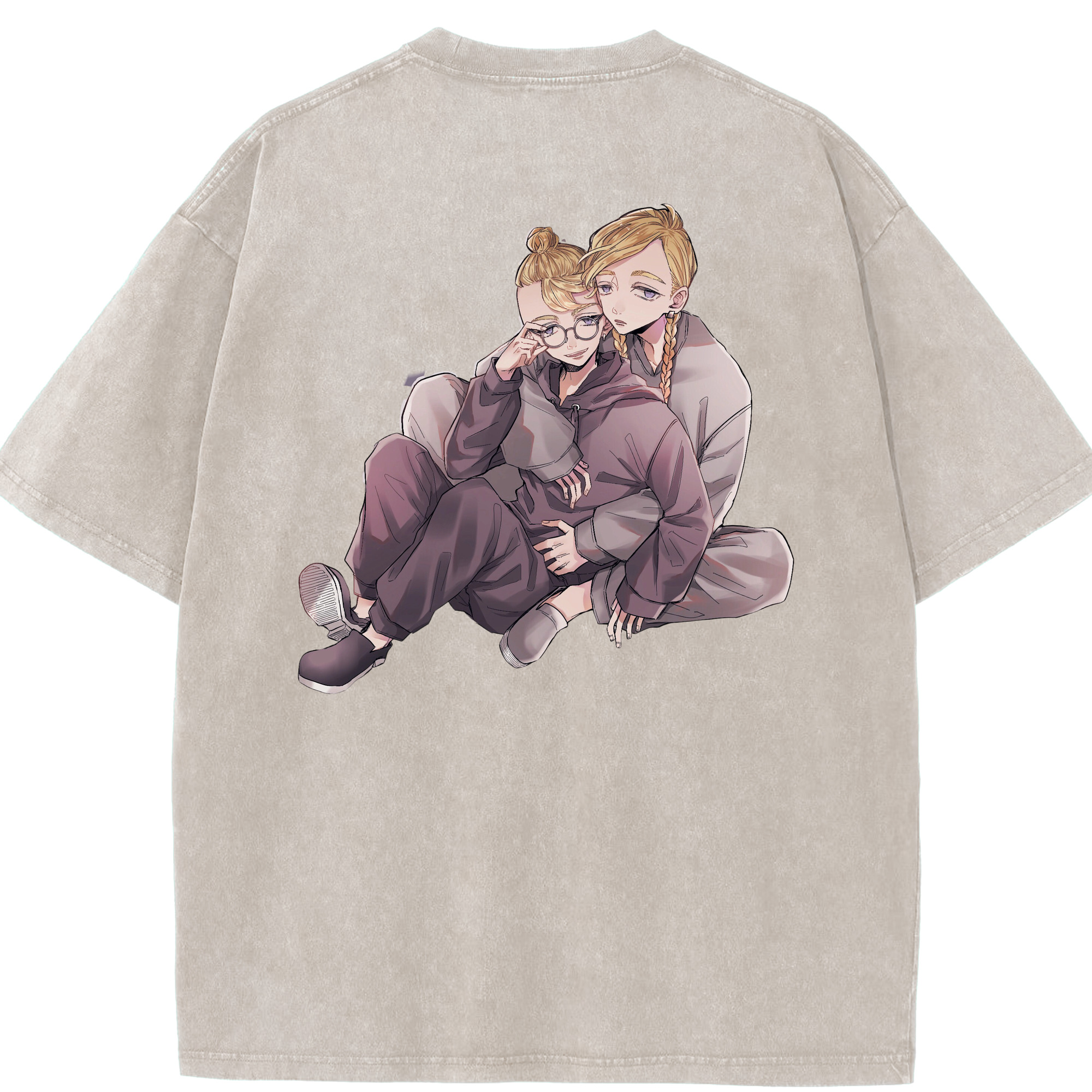 （画像用） 東京リベンジャーズ Tokyo Revengers 綿100% ヴィンテージ風 半袖Tシャツ（背面プリント）