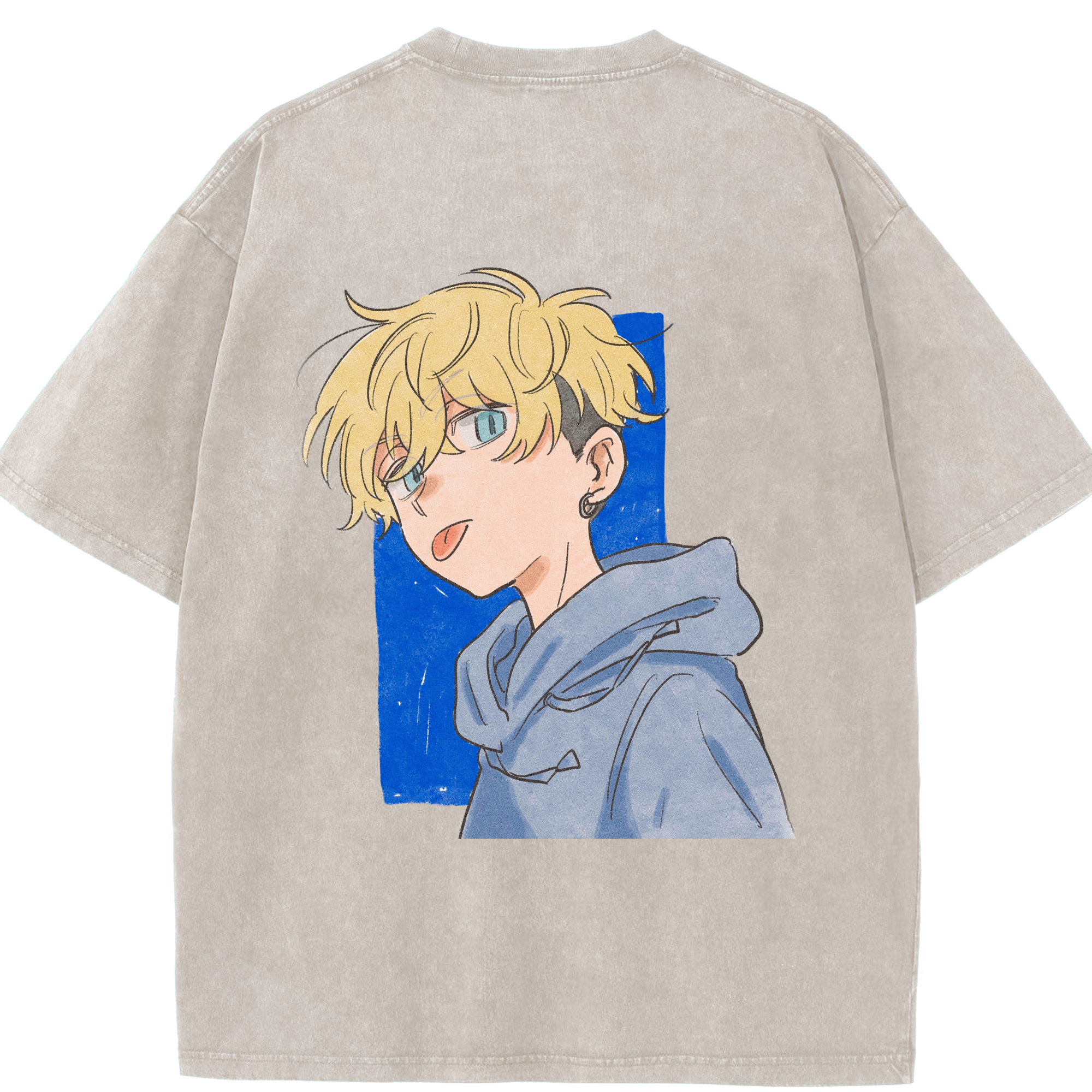 （画像用） 東京リベンジャーズ Tokyo Revengers 綿100% ヴィンテージ風 半袖Tシャツ（背面プリント）