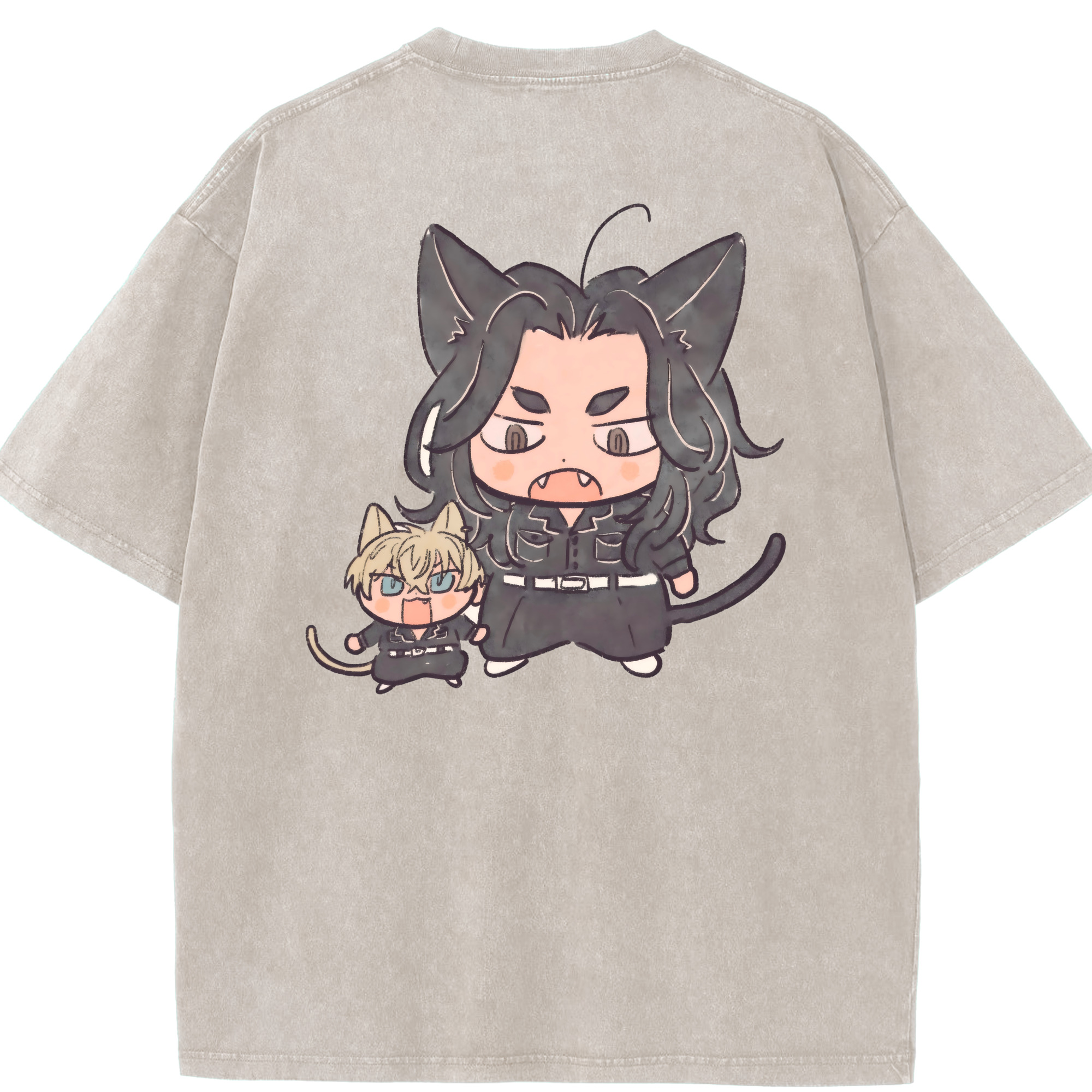 （画像用） 東京リベンジャーズ Tokyo Revengers 綿100% ヴィンテージ風 半袖Tシャツ（背面プリント）