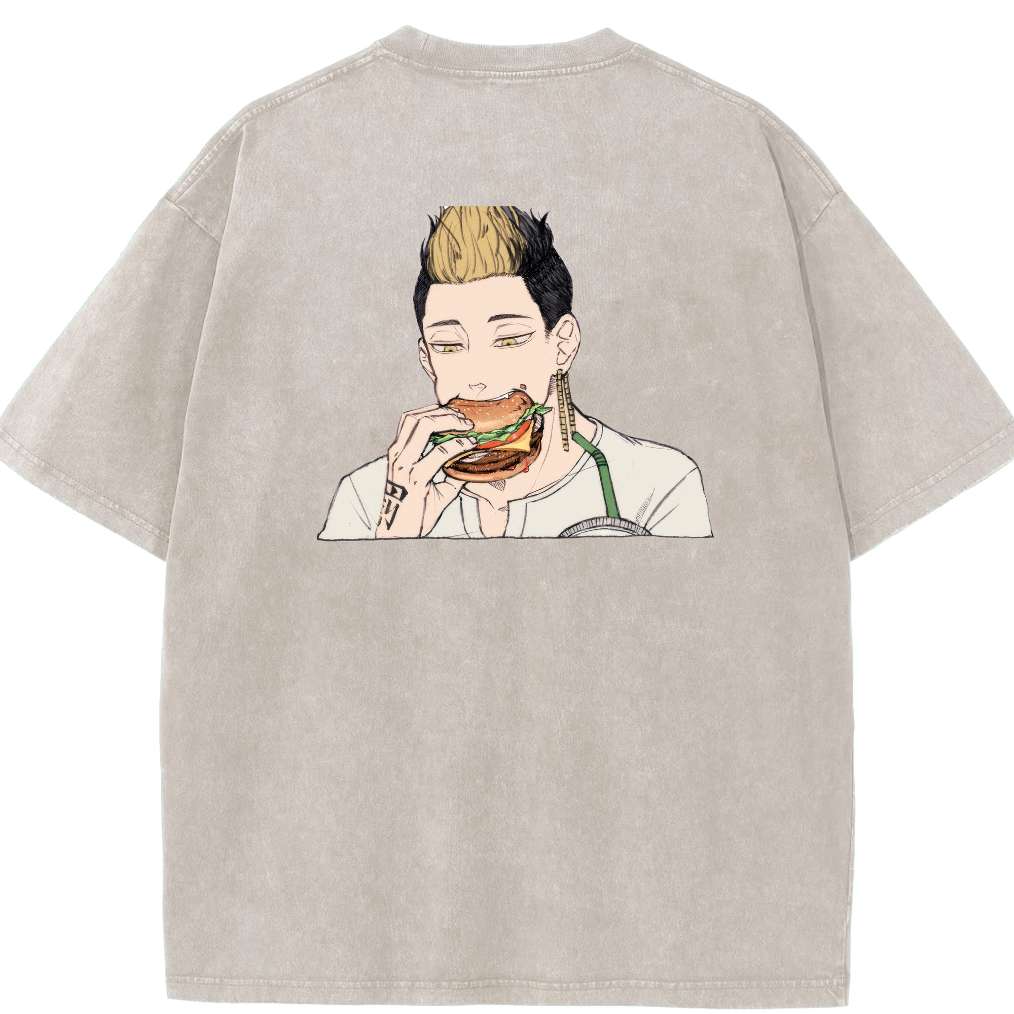 （画像用） 東京リベンジャーズ Tokyo Revengers 綿100% ヴィンテージ風 半袖Tシャツ（背面プリント）