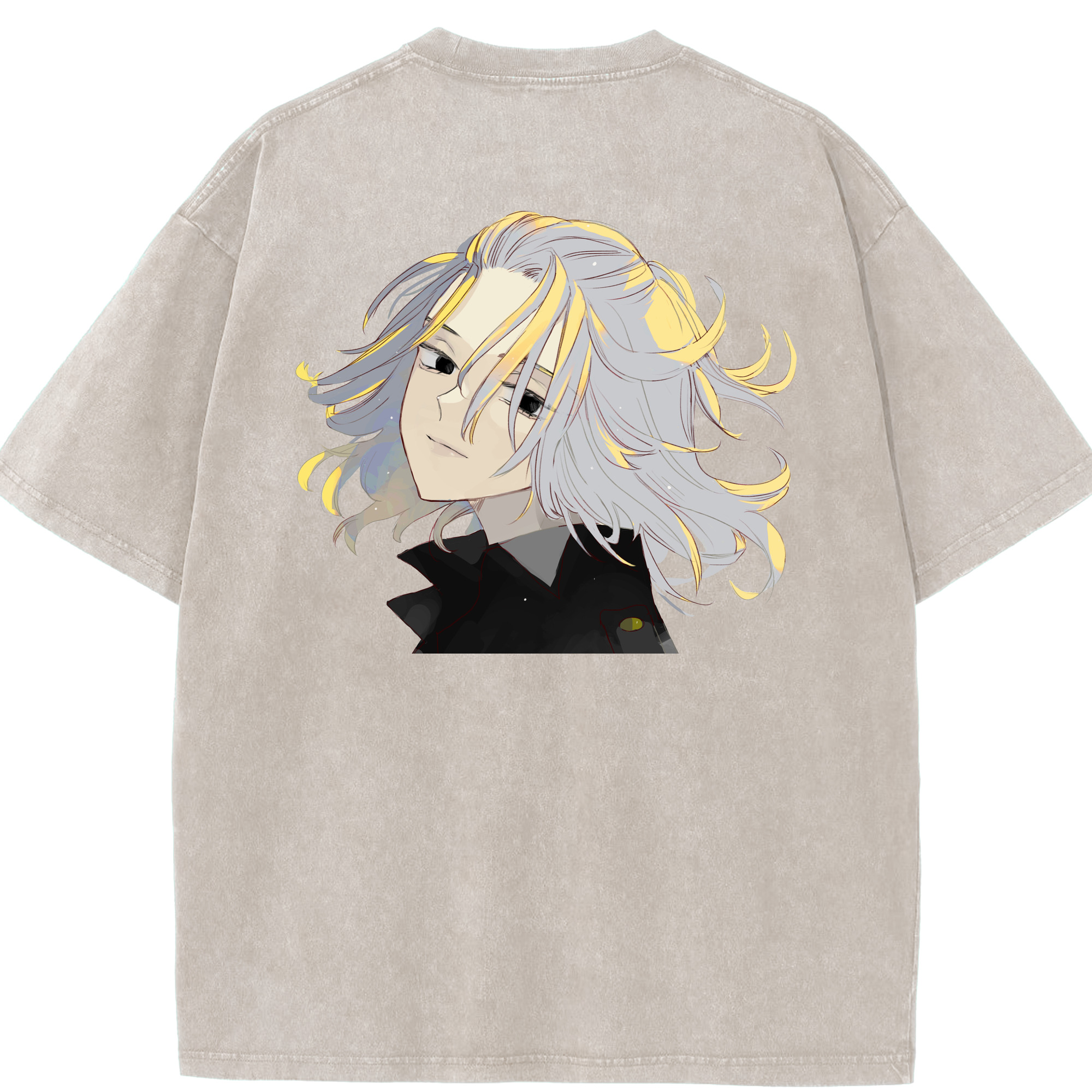 （画像用） 東京リベンジャーズ Tokyo Revengers 綿100% ヴィンテージ風 半袖Tシャツ（背面プリント）