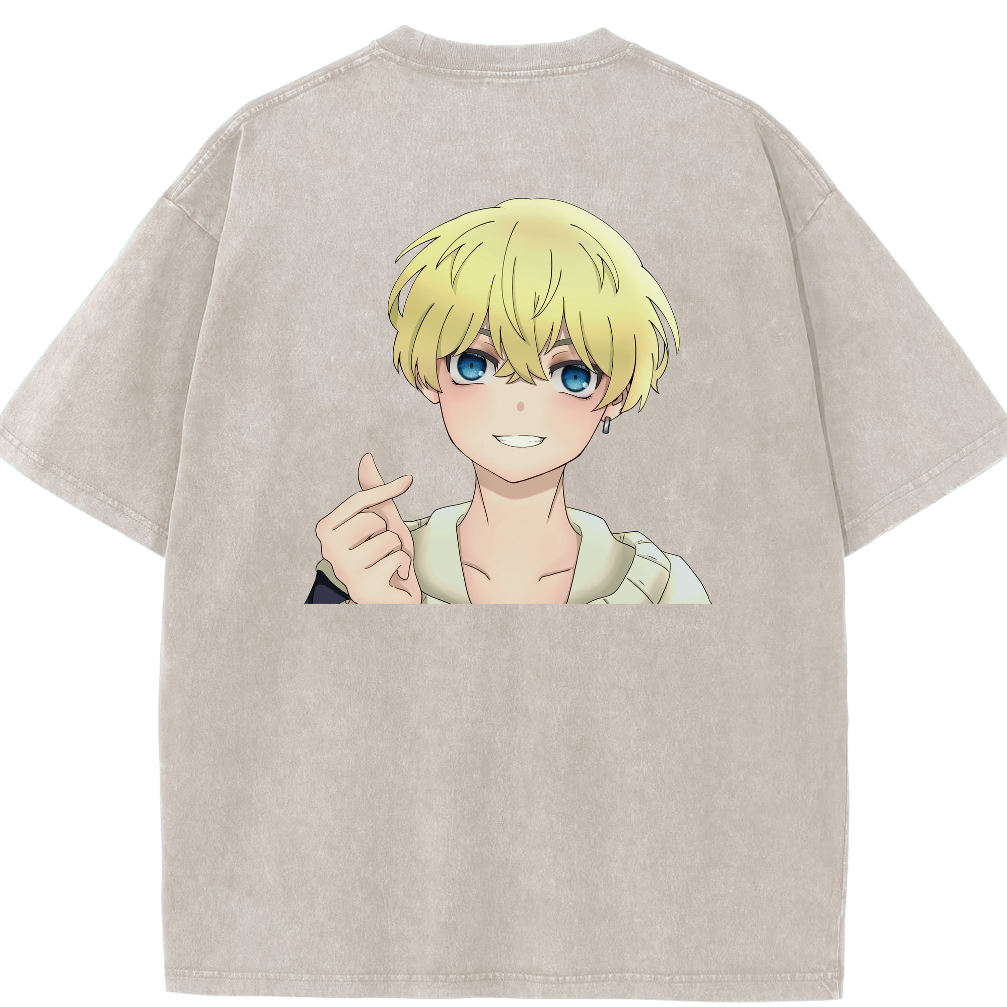 （画像用） 東京リベンジャーズ Tokyo Revengers 綿100% ヴィンテージ風 半袖Tシャツ（背面プリント）