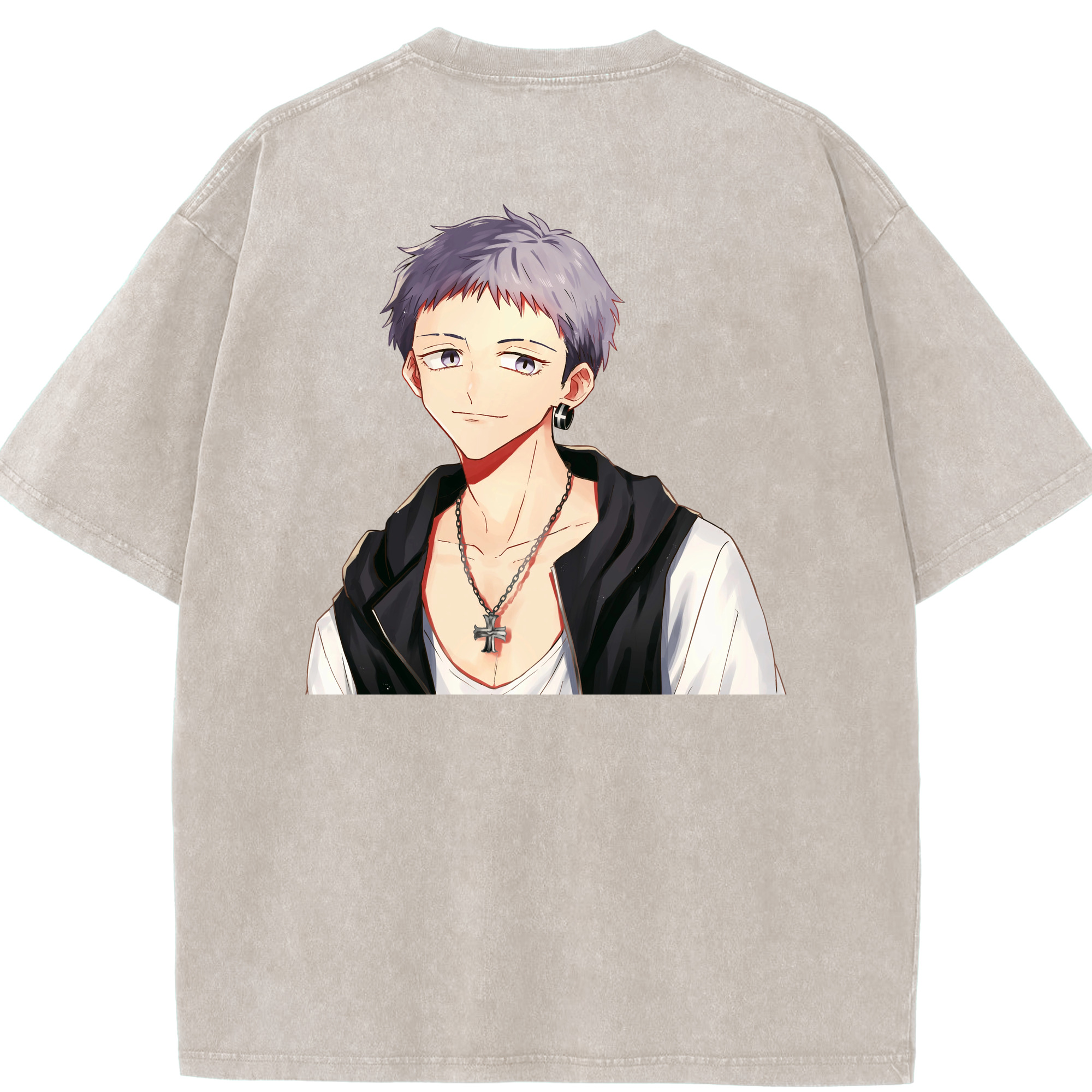 （画像用） 東京リベンジャーズ Tokyo Revengers 綿100% ヴィンテージ風 半袖Tシャツ（背面プリント）