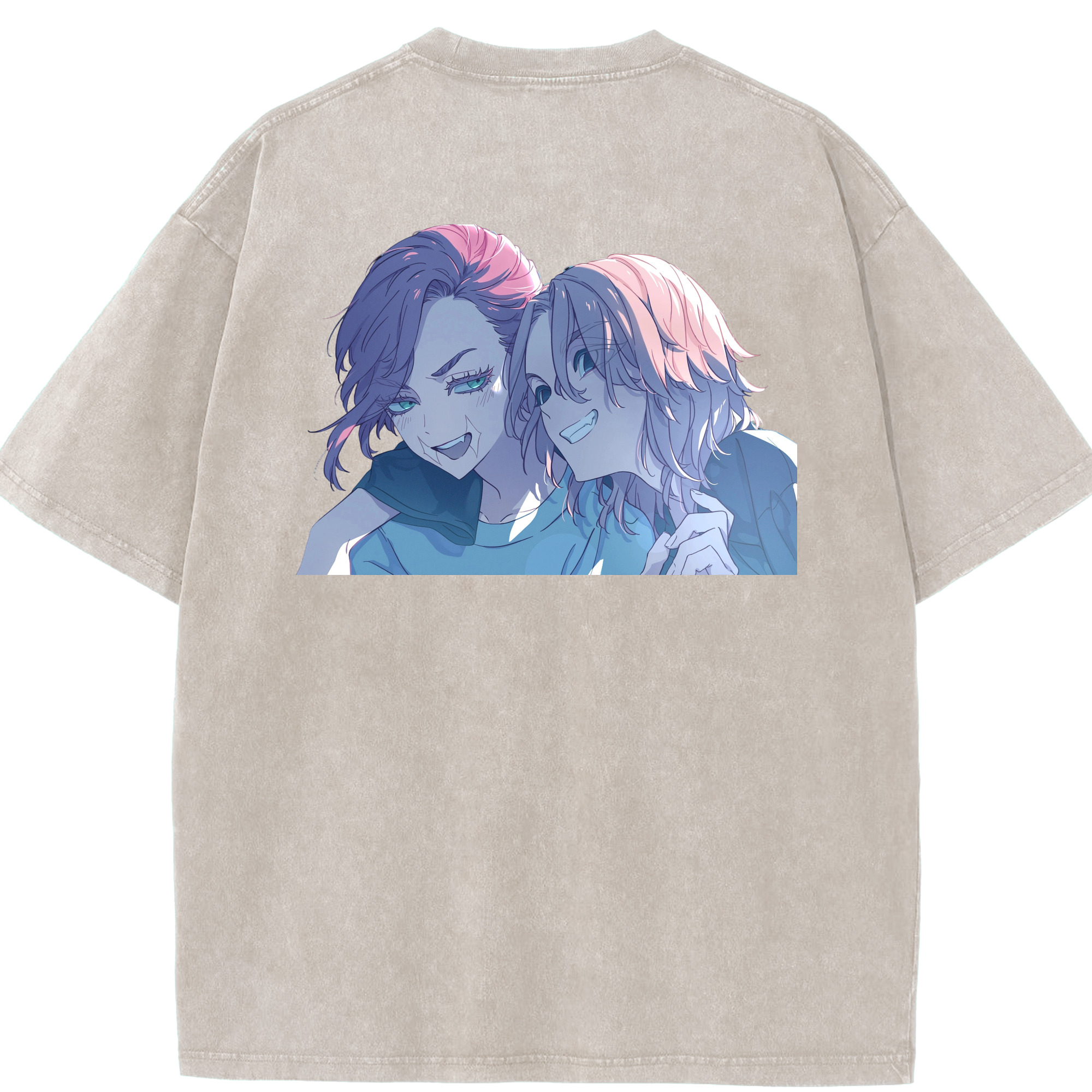 （画像用） 東京リベンジャーズ Tokyo Revengers 綿100% ヴィンテージ風 半袖Tシャツ（背面プリント）