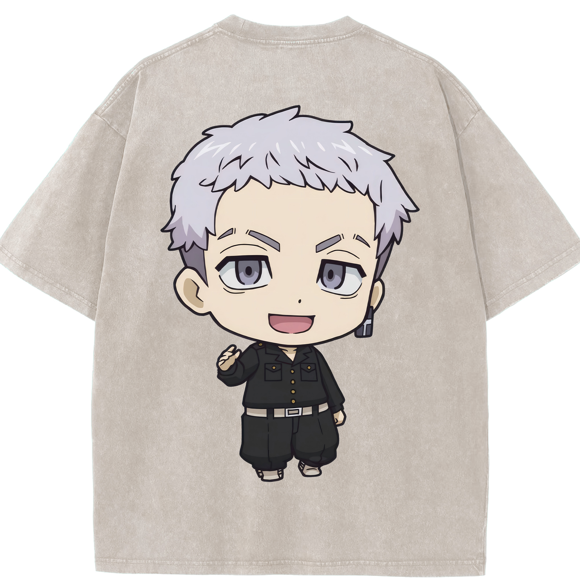 （画像用） 東京リベンジャーズ Tokyo Revengers 綿100% ヴィンテージ風 半袖Tシャツ（背面プリント）