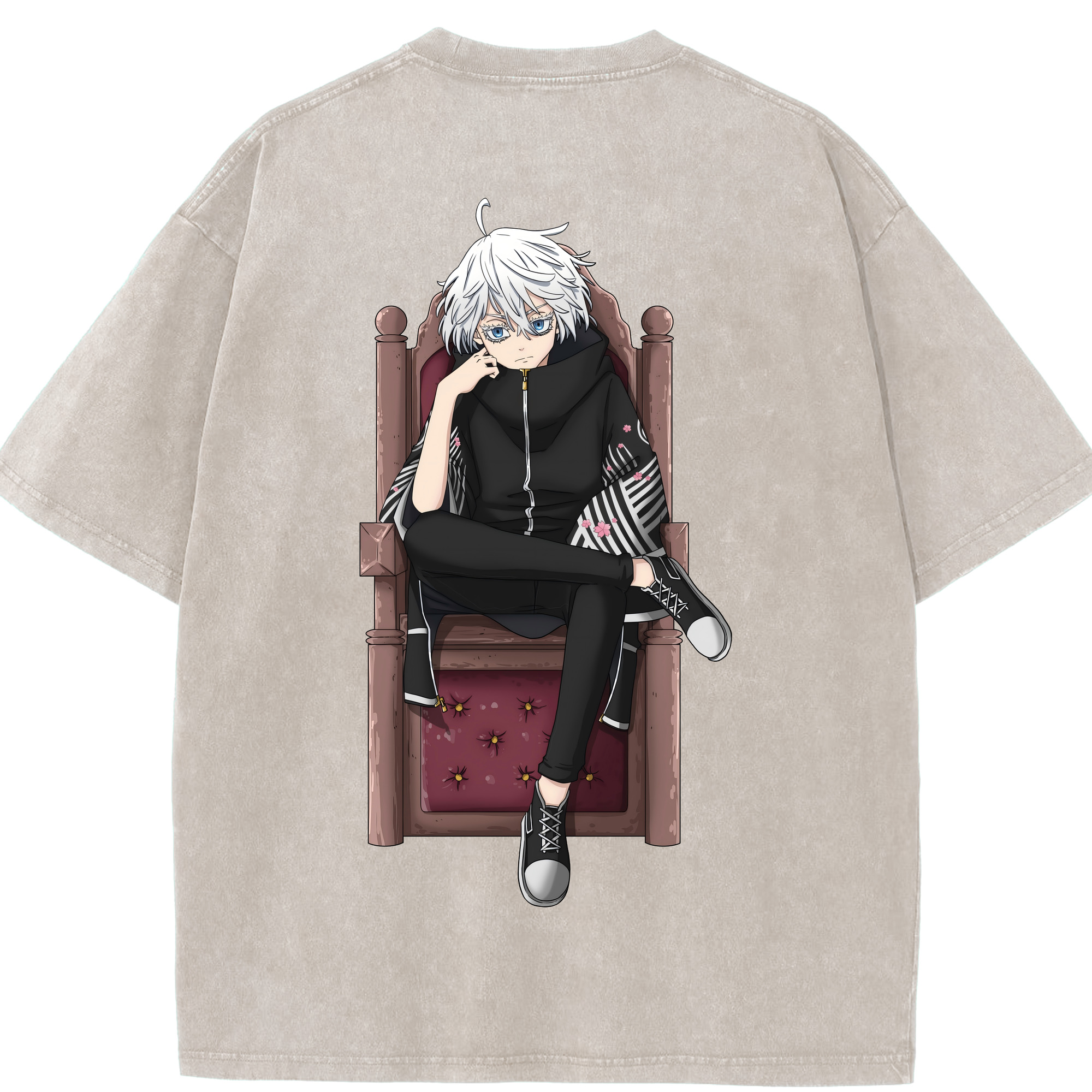 （画像用） 東京リベンジャーズ Tokyo Revengers 綿100% ヴィンテージ風 半袖Tシャツ（背面プリント）