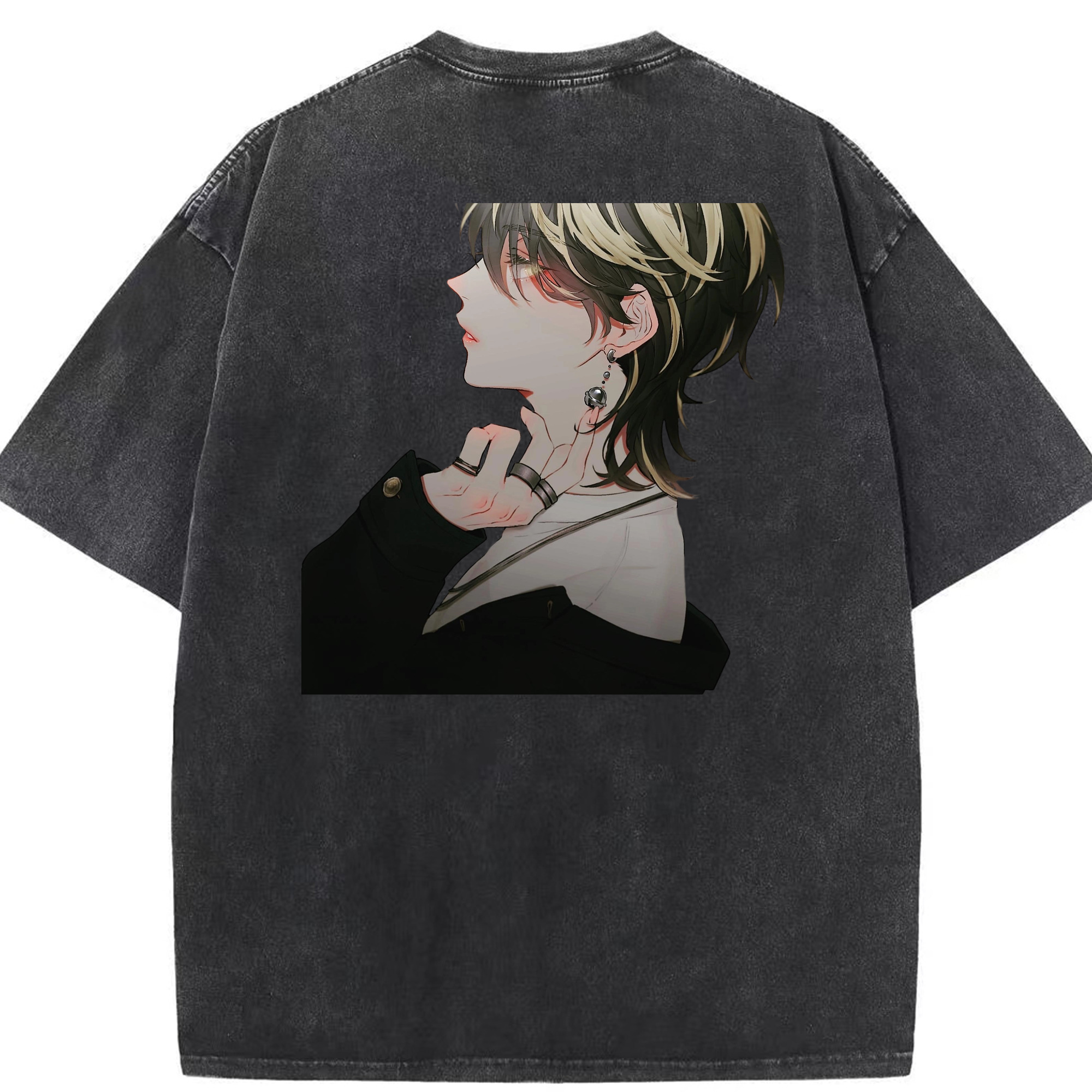 （画像用） 東京リベンジャーズ Tokyo Revengers 綿100% ヴィンテージ風 半袖Tシャツ（背面プリント）