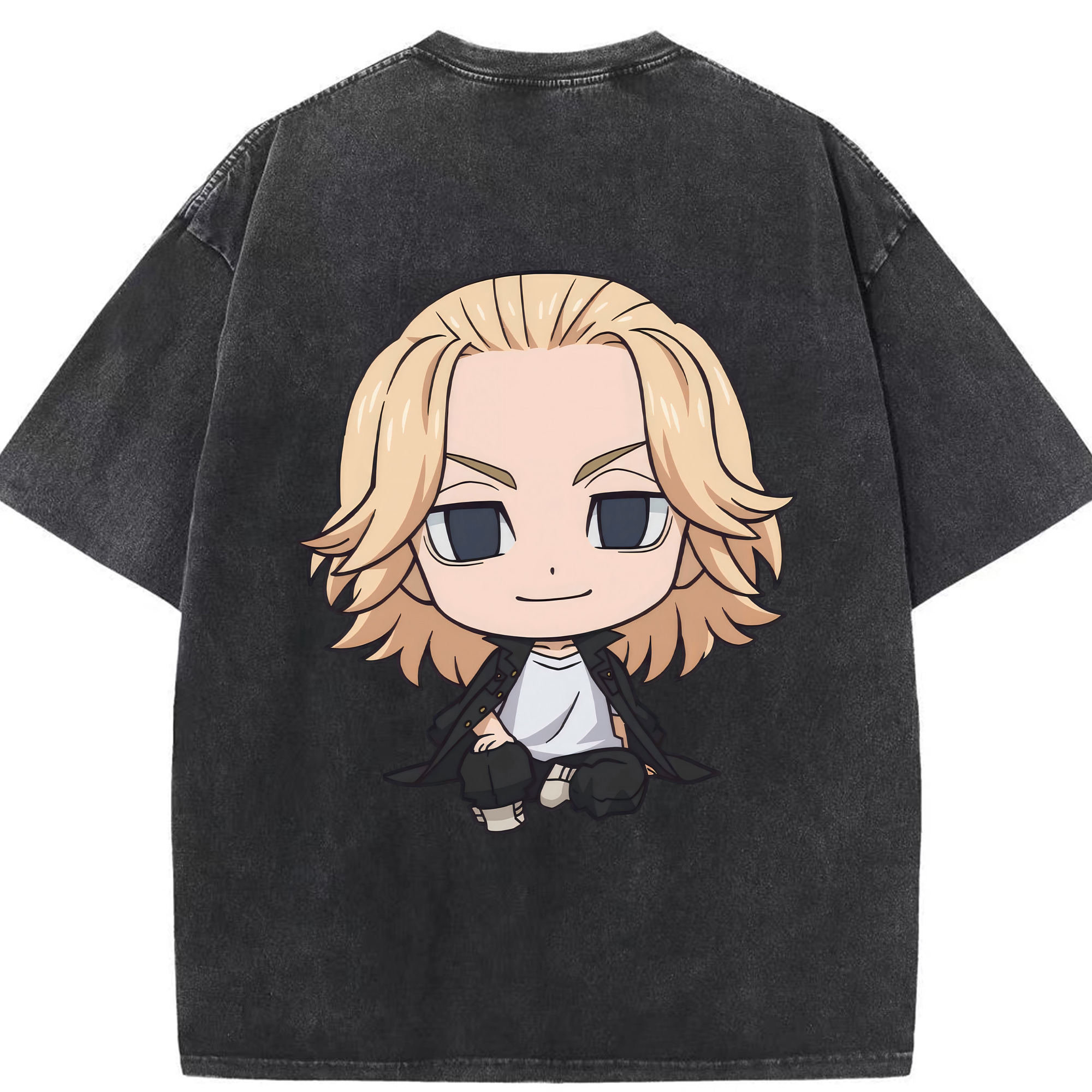 （画像用） 東京リベンジャーズ Tokyo Revengers 綿100% ヴィンテージ風 半袖Tシャツ（背面プリント）
