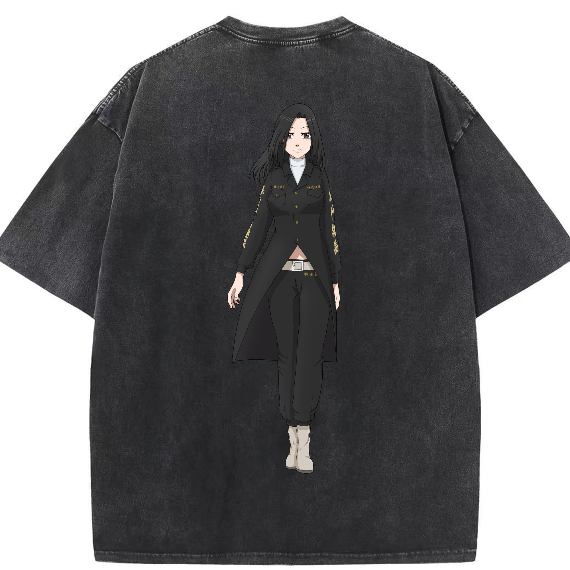 （画像用） 東京リベンジャーズ Tokyo Revengers 綿100% ヴィンテージ風 半袖Tシャツ（背面プリント）