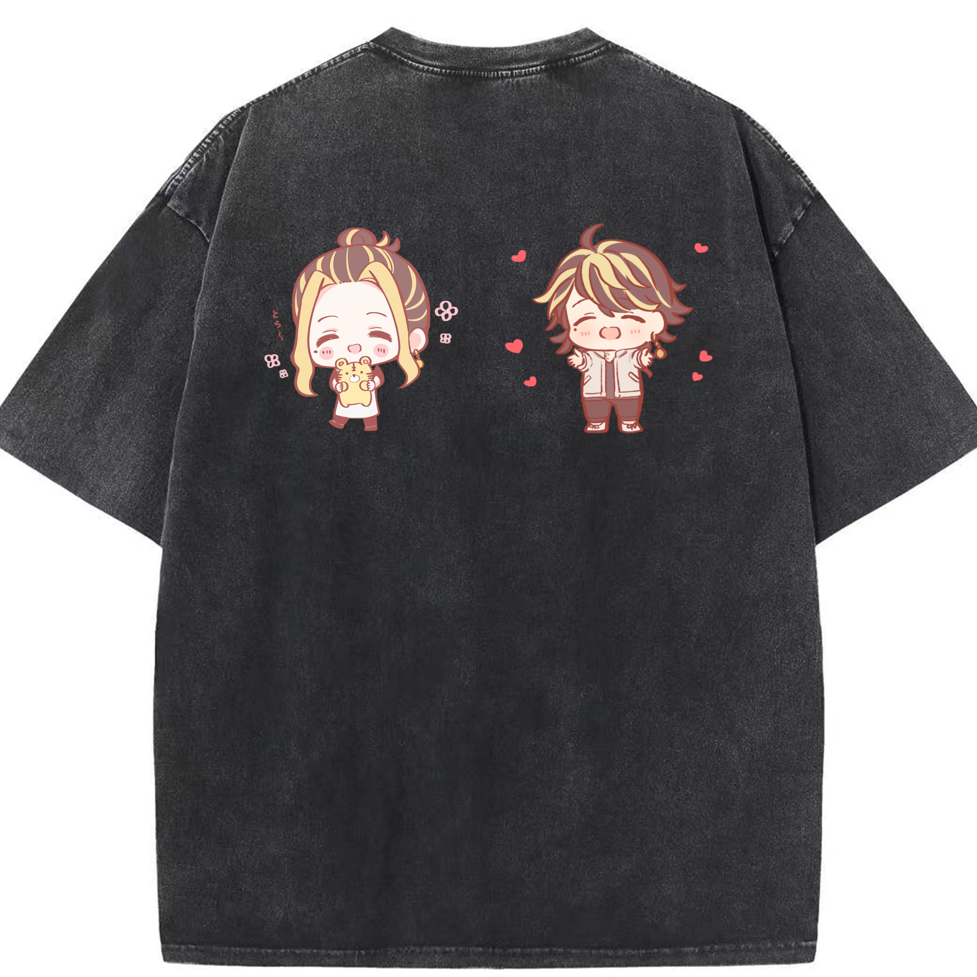 （画像用） 東京リベンジャーズ Tokyo Revengers 綿100% ヴィンテージ風 半袖Tシャツ（背面プリント）