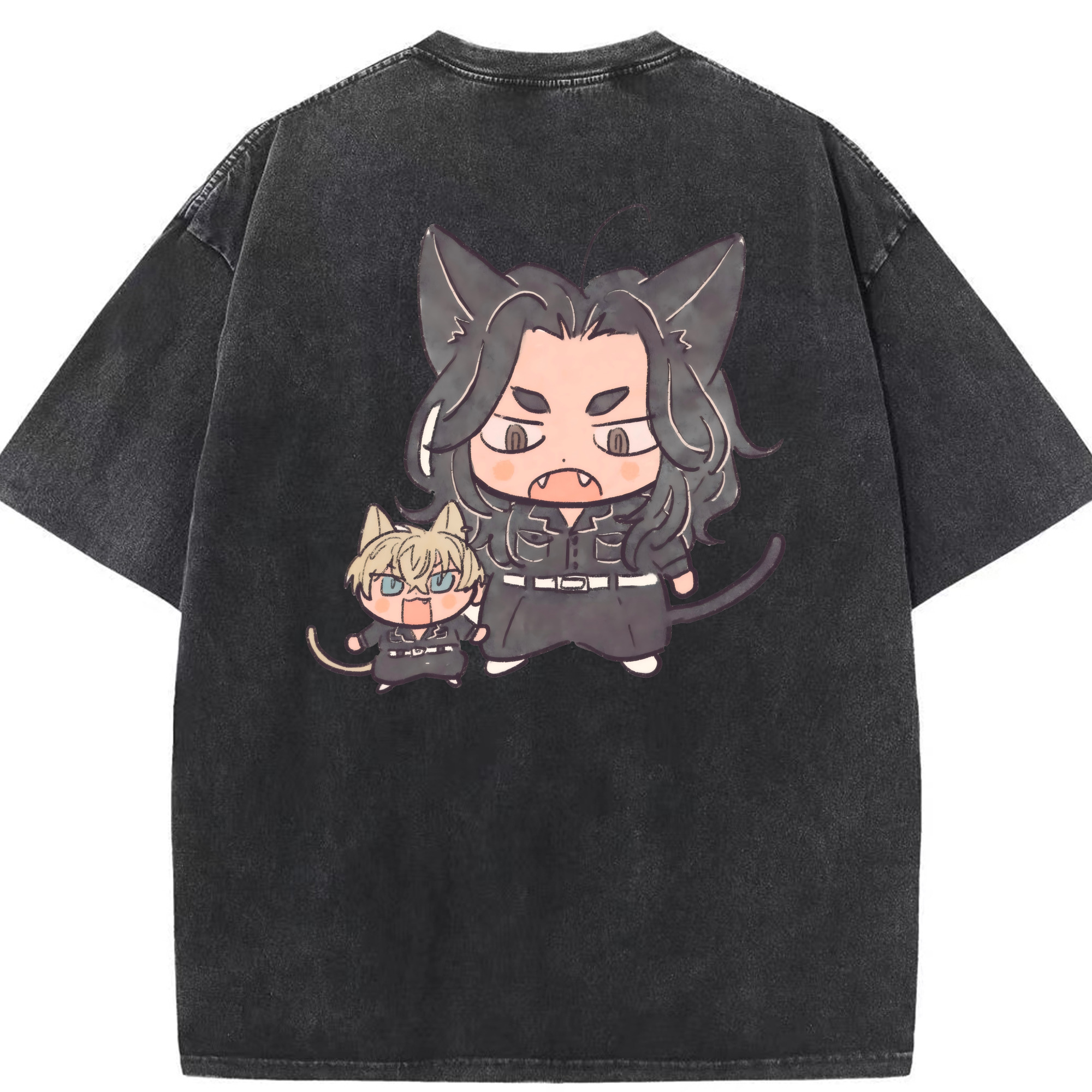 （画像用） 東京リベンジャーズ Tokyo Revengers 綿100% ヴィンテージ風 半袖Tシャツ（背面プリント）