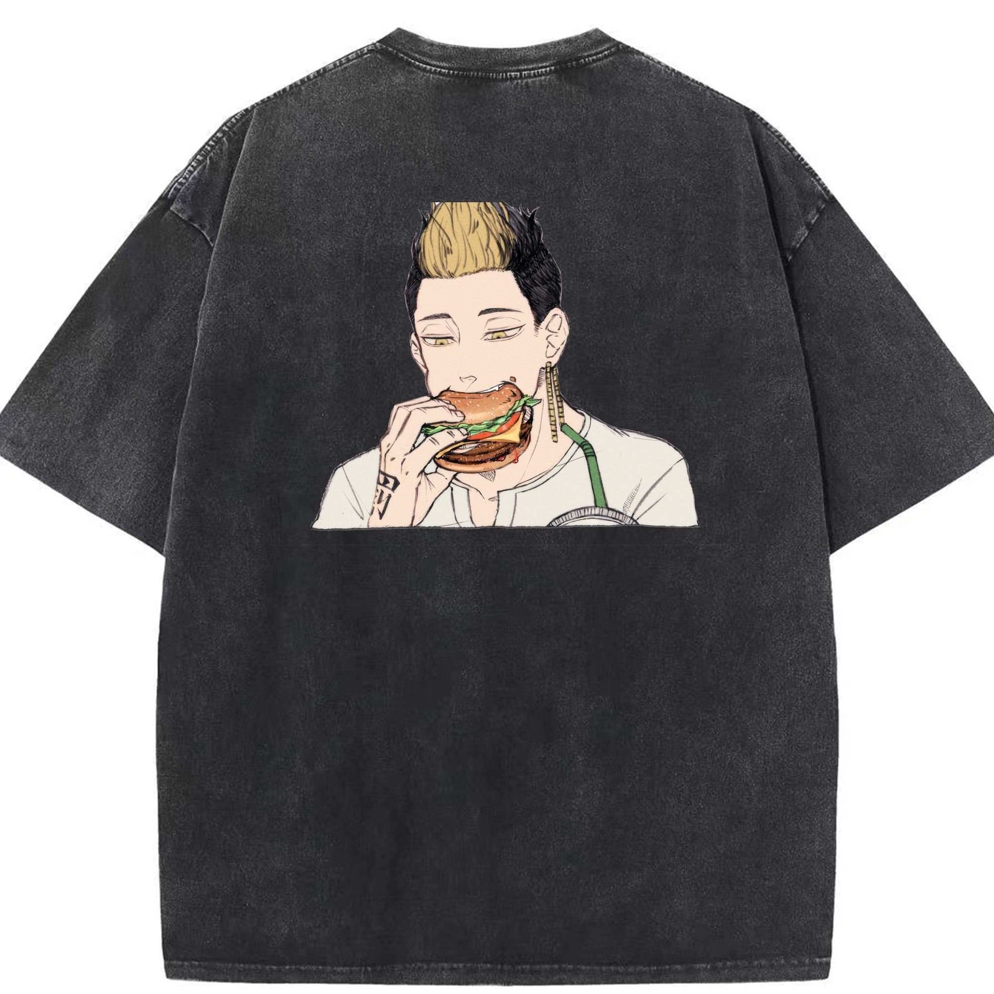 （画像用） 東京リベンジャーズ Tokyo Revengers 綿100% ヴィンテージ風 半袖Tシャツ（背面プリント）