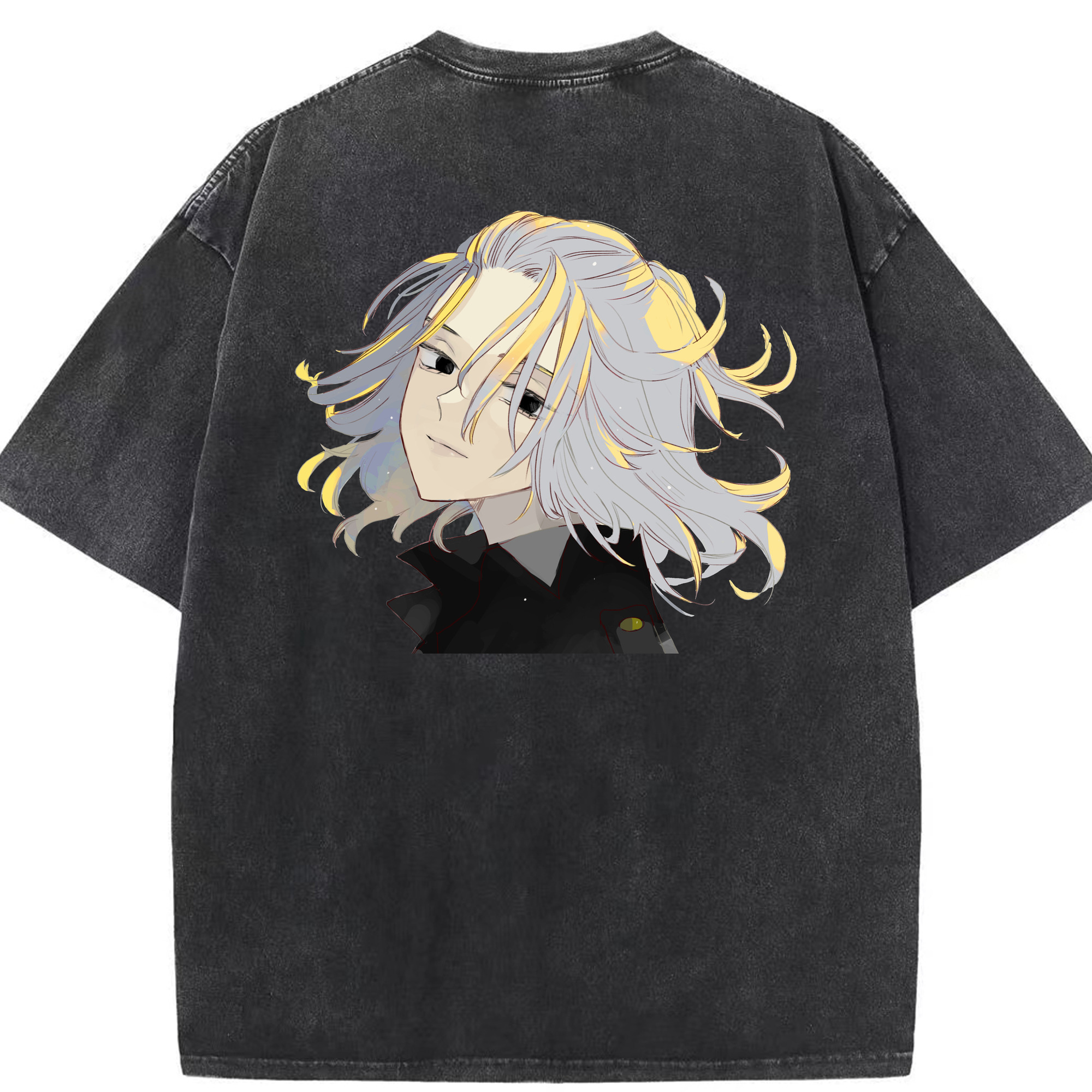 （画像用） 東京リベンジャーズ Tokyo Revengers 綿100% ヴィンテージ風 半袖Tシャツ（背面プリント）