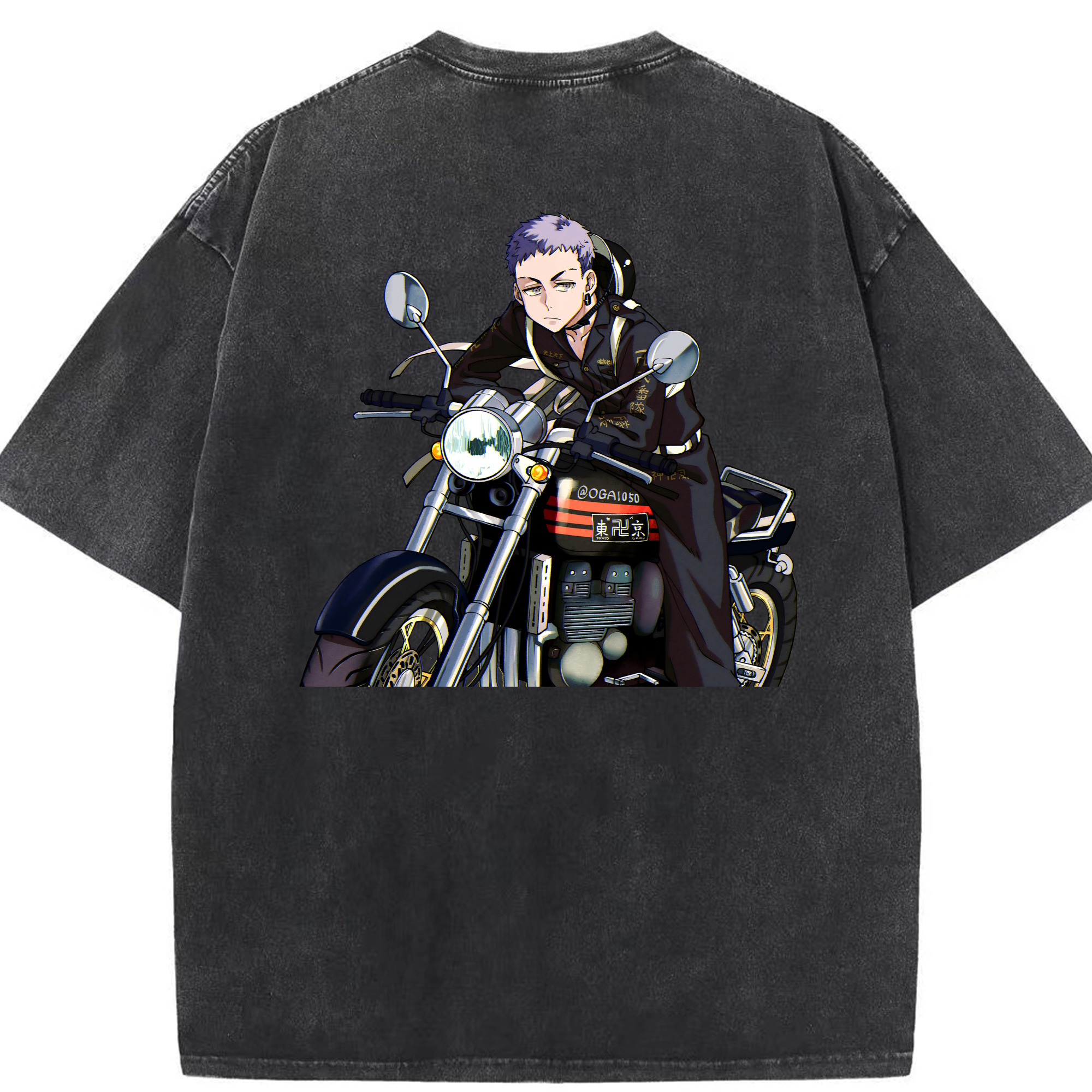 （画像用） 東京リベンジャーズ Tokyo Revengers 綿100% ヴィンテージ風 半袖Tシャツ（背面プリント）