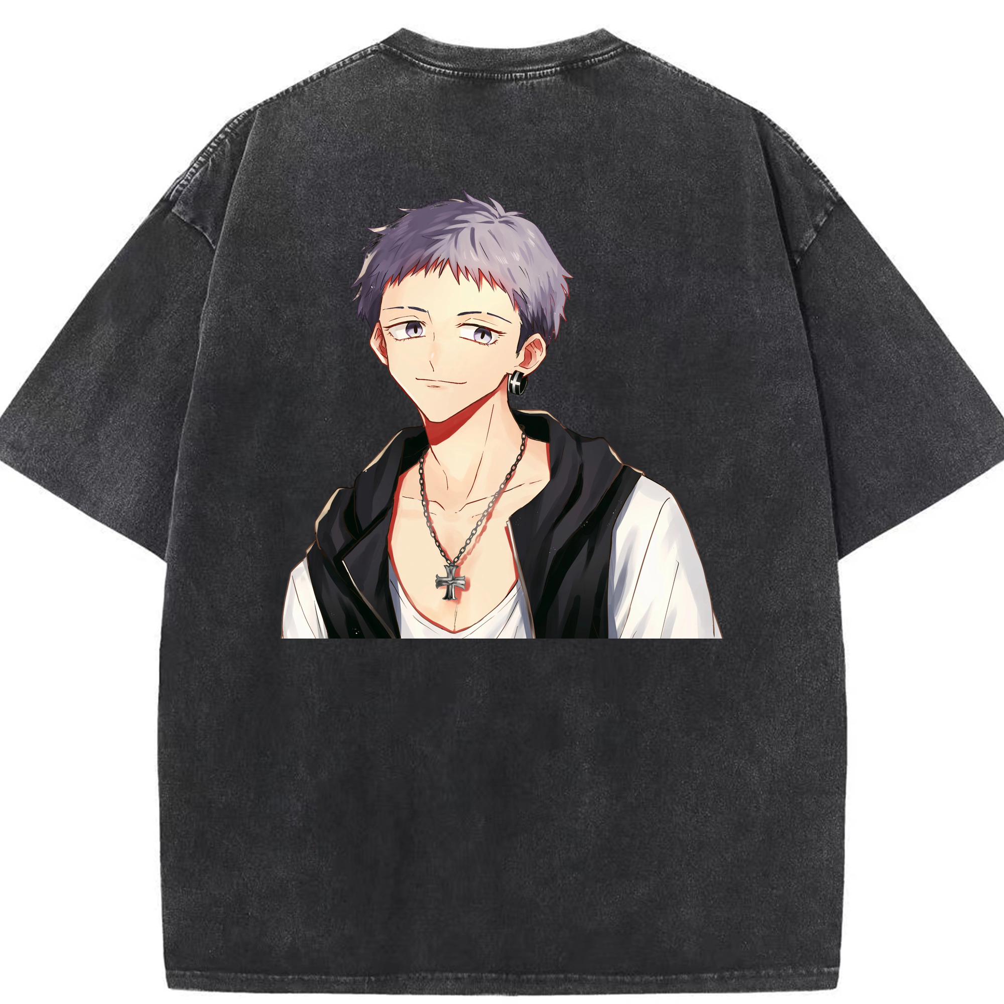 （画像用） 東京リベンジャーズ Tokyo Revengers 綿100% ヴィンテージ風 半袖Tシャツ（背面プリント）
