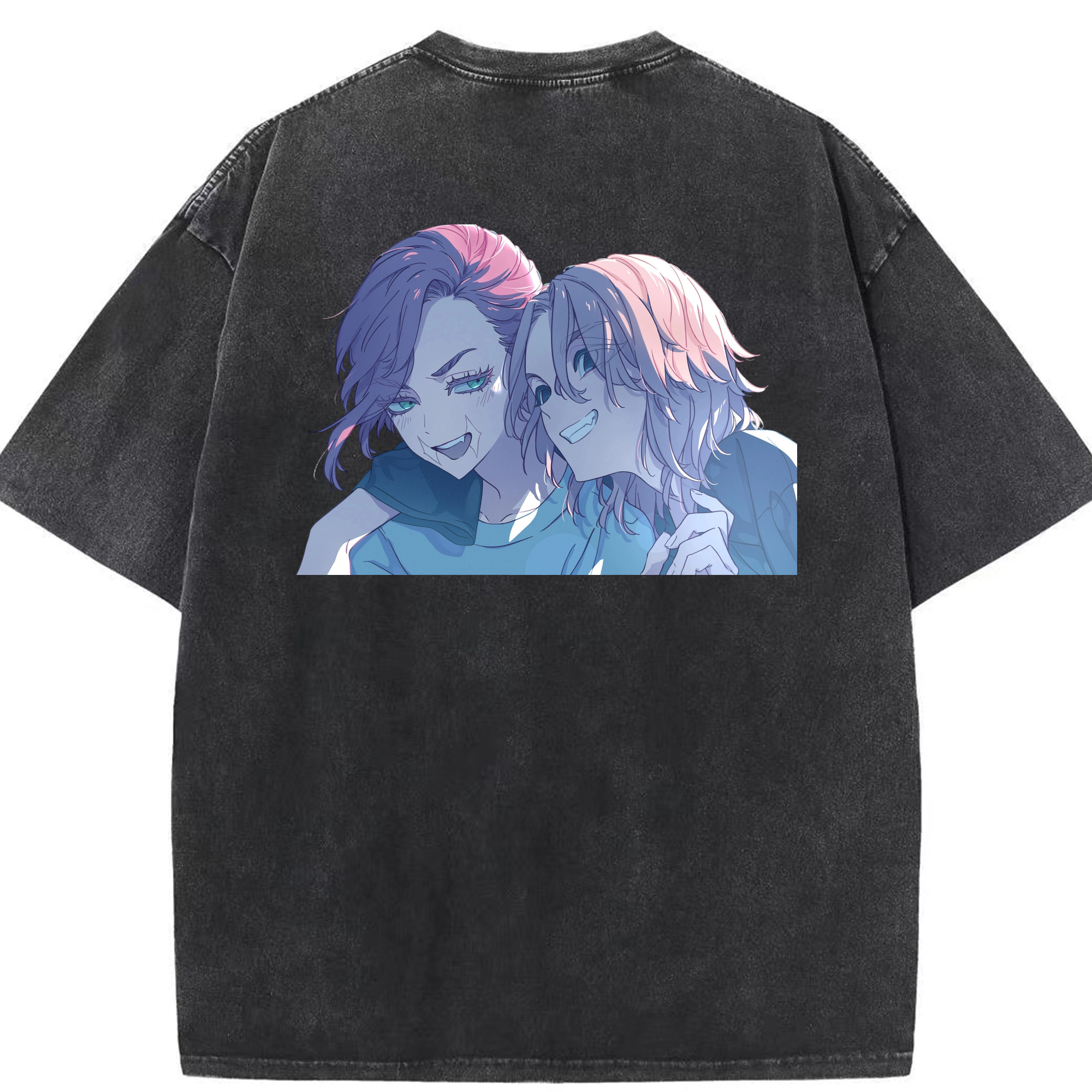 （画像用） 東京リベンジャーズ Tokyo Revengers 綿100% ヴィンテージ風 半袖Tシャツ（背面プリント）