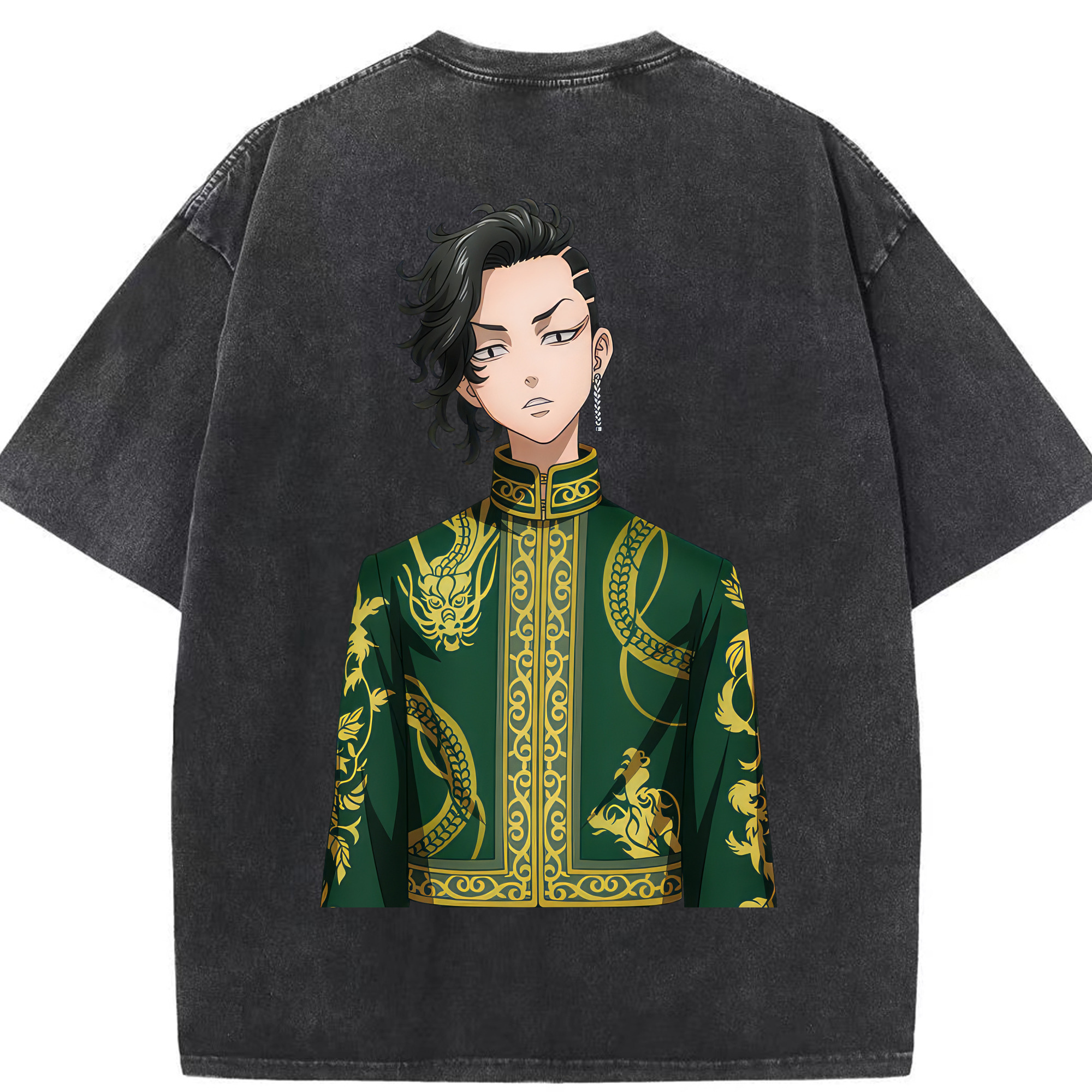 （画像用） 東京リベンジャーズ Tokyo Revengers 綿100% ヴィンテージ風 半袖Tシャツ（背面プリント）