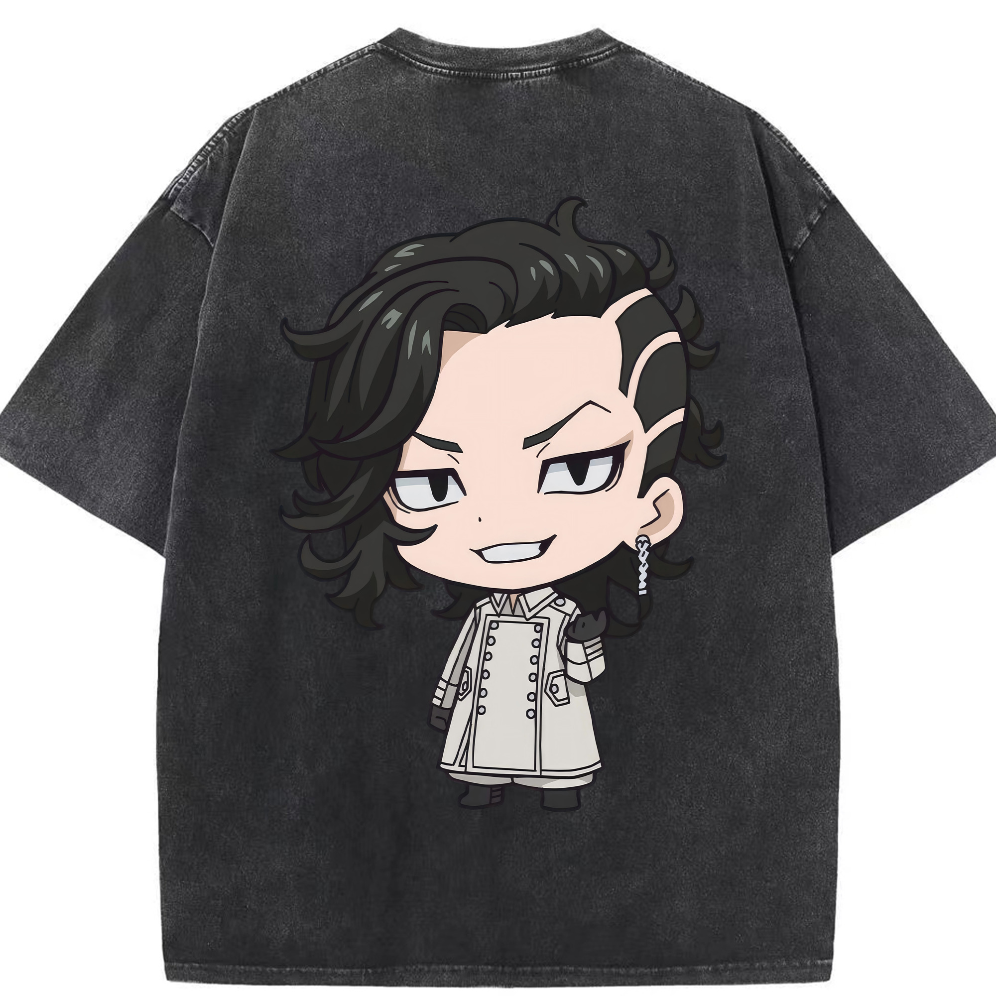 （画像用） 東京リベンジャーズ Tokyo Revengers 綿100% ヴィンテージ風 半袖Tシャツ（背面プリント）