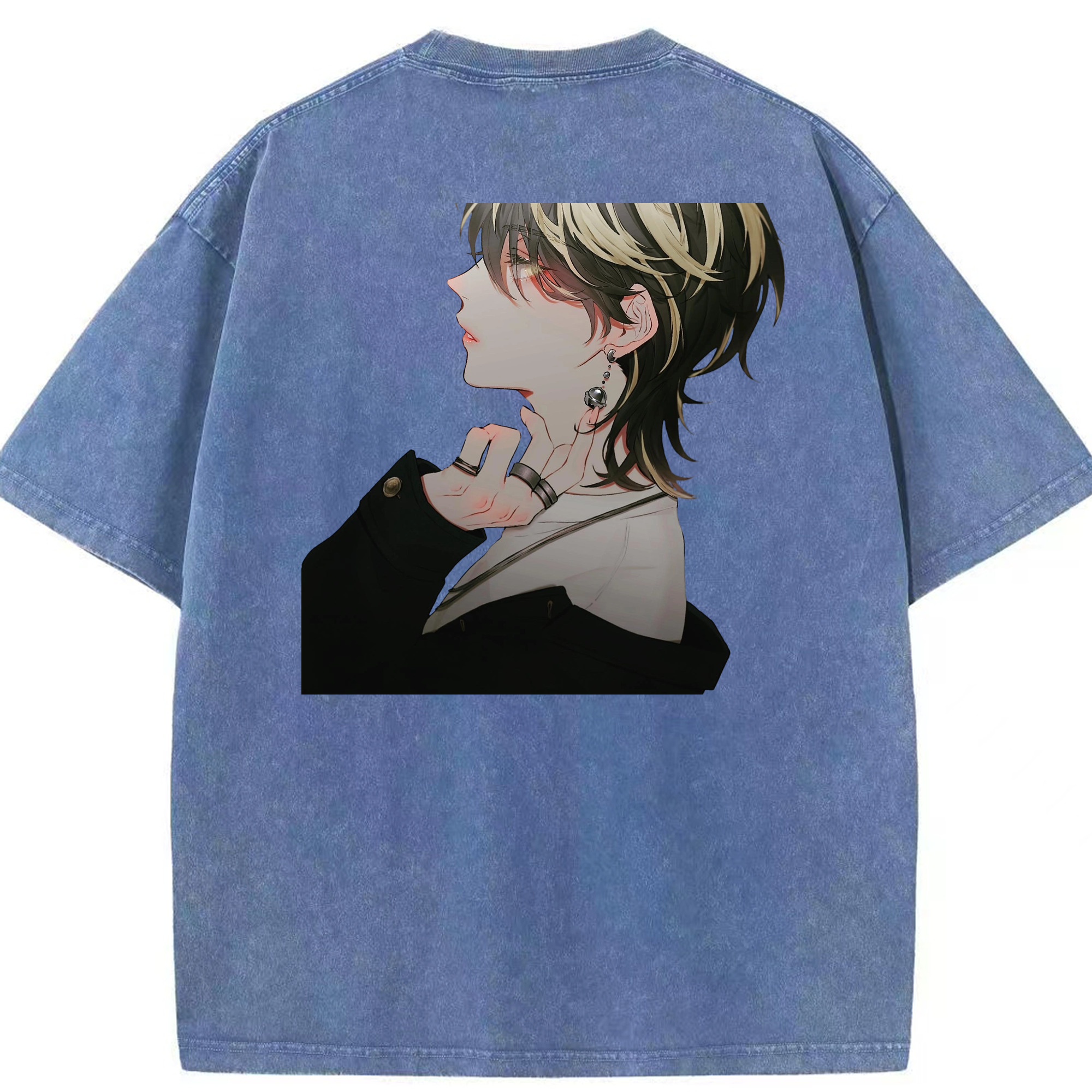 （画像用） 東京リベンジャーズ Tokyo Revengers 綿100% ヴィンテージ風 半袖Tシャツ（背面プリント）