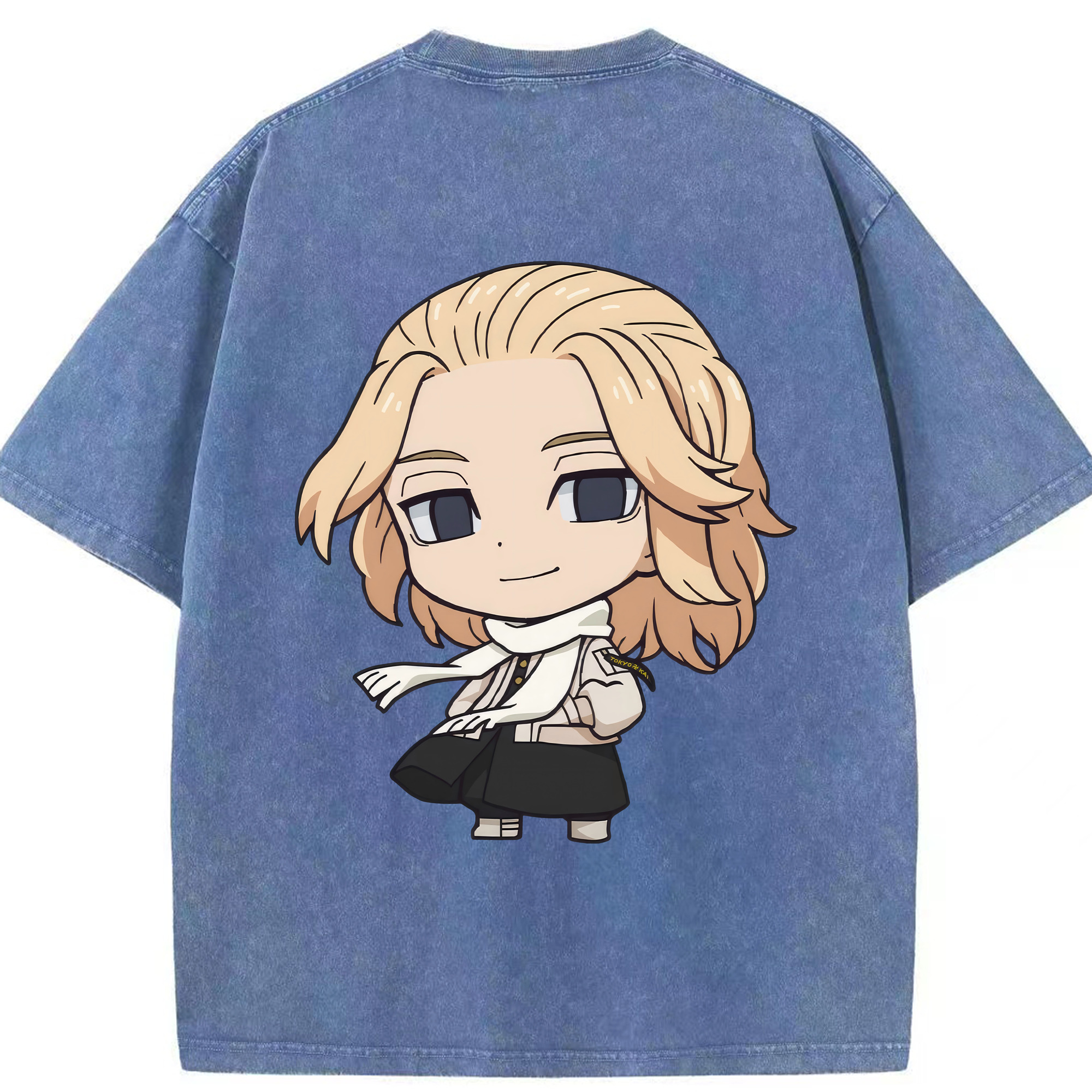 （画像用） 東京リベンジャーズ Tokyo Revengers 綿100% ヴィンテージ風 半袖Tシャツ（背面プリント）
