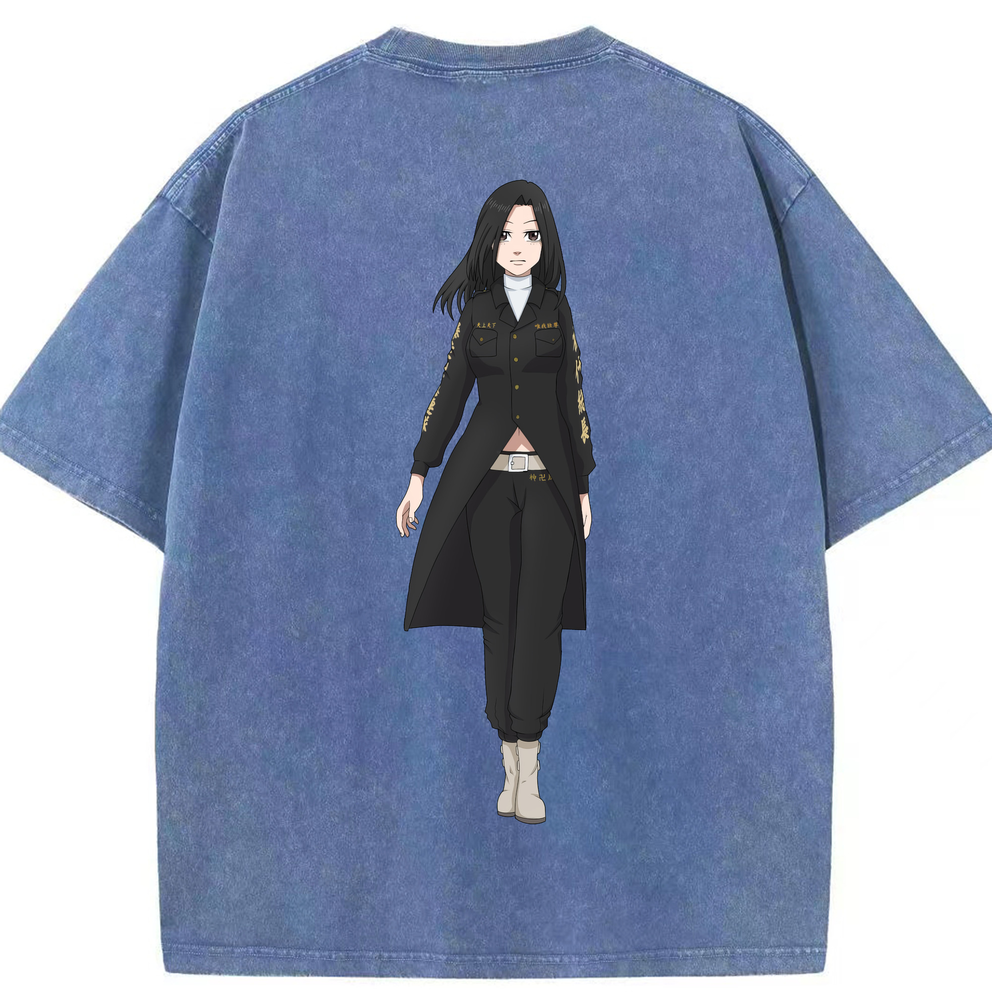（画像用） 東京リベンジャーズ Tokyo Revengers 綿100% ヴィンテージ風 半袖Tシャツ（背面プリント）