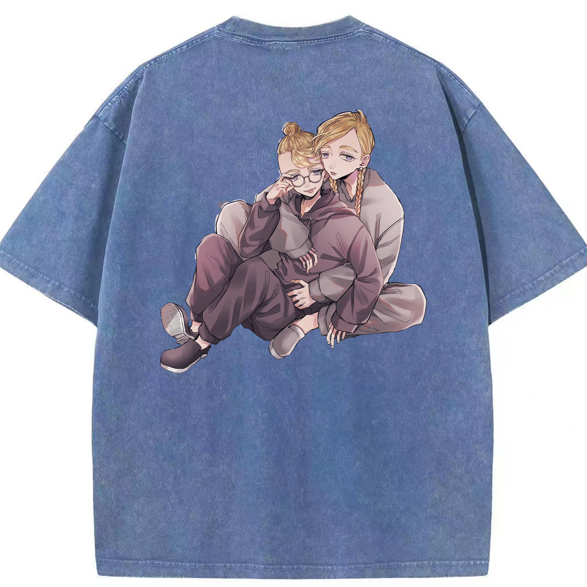 （画像用） 東京リベンジャーズ Tokyo Revengers 綿100% ヴィンテージ風 半袖Tシャツ（背面プリント）