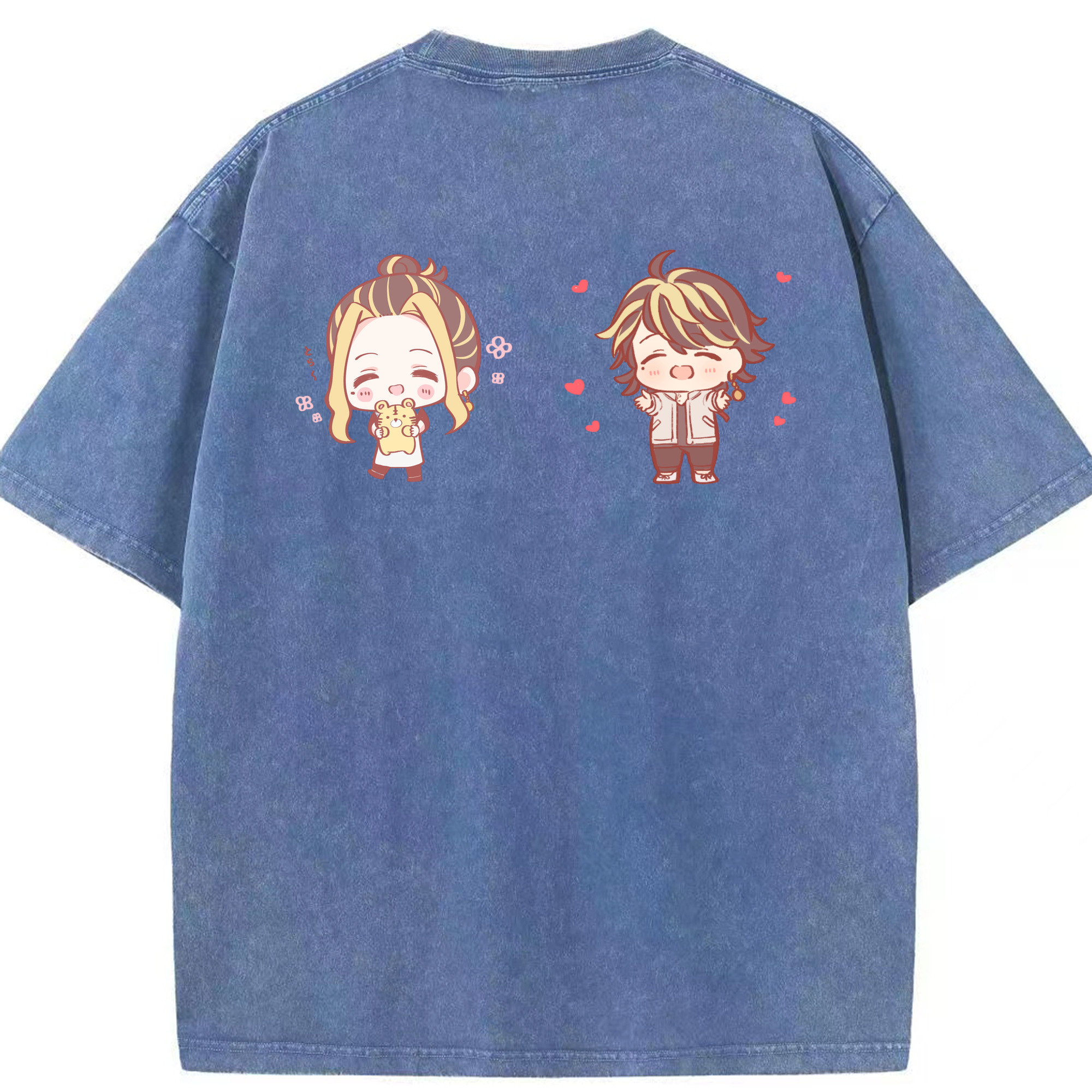 （画像用） 東京リベンジャーズ Tokyo Revengers 綿100% ヴィンテージ風 半袖Tシャツ（背面プリント）
