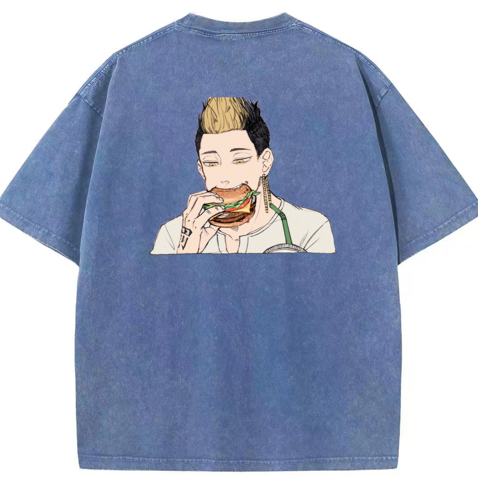 （画像用） 東京リベンジャーズ Tokyo Revengers 綿100% ヴィンテージ風 半袖Tシャツ（背面プリント）