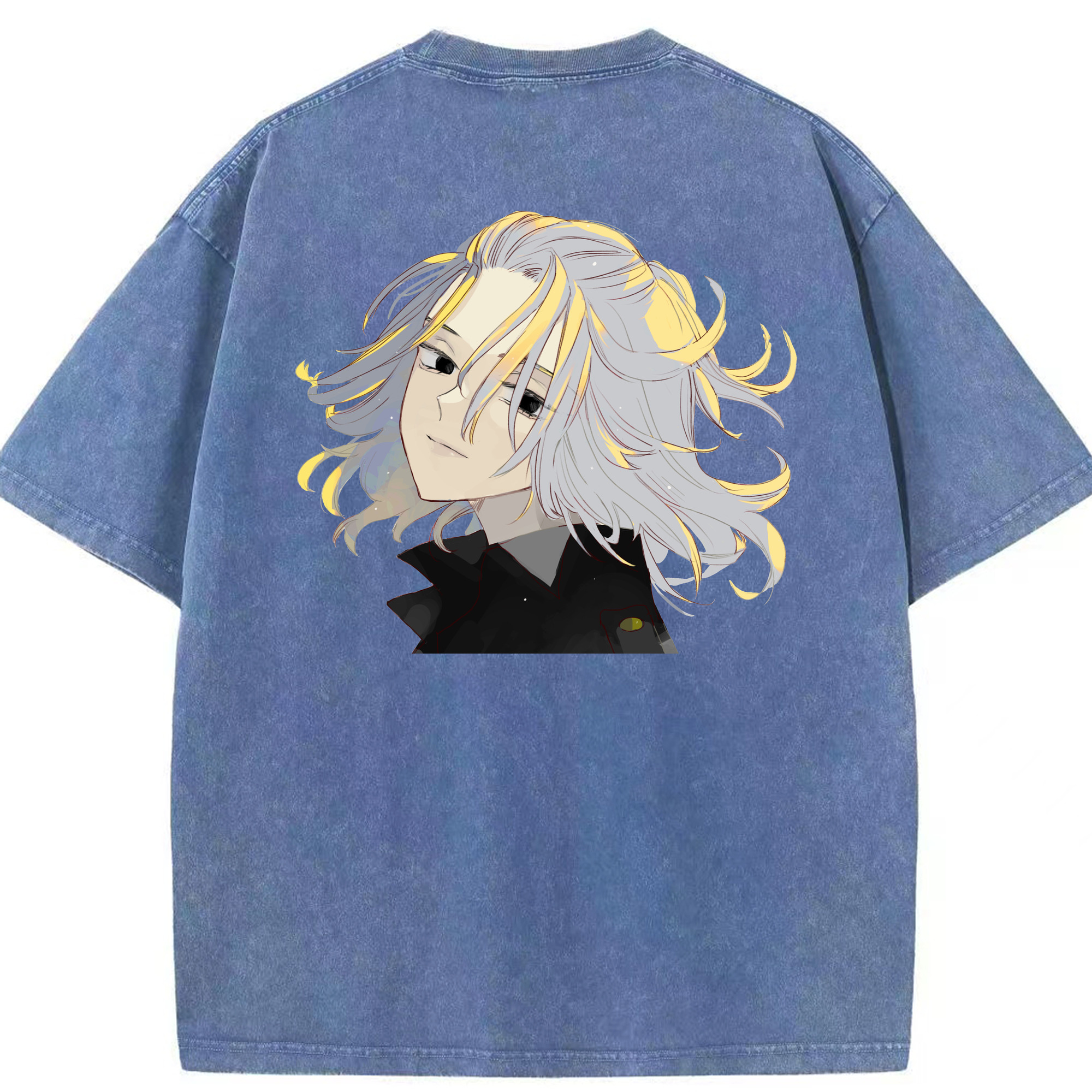 （画像用） 東京リベンジャーズ Tokyo Revengers 綿100% ヴィンテージ風 半袖Tシャツ（背面プリント）
