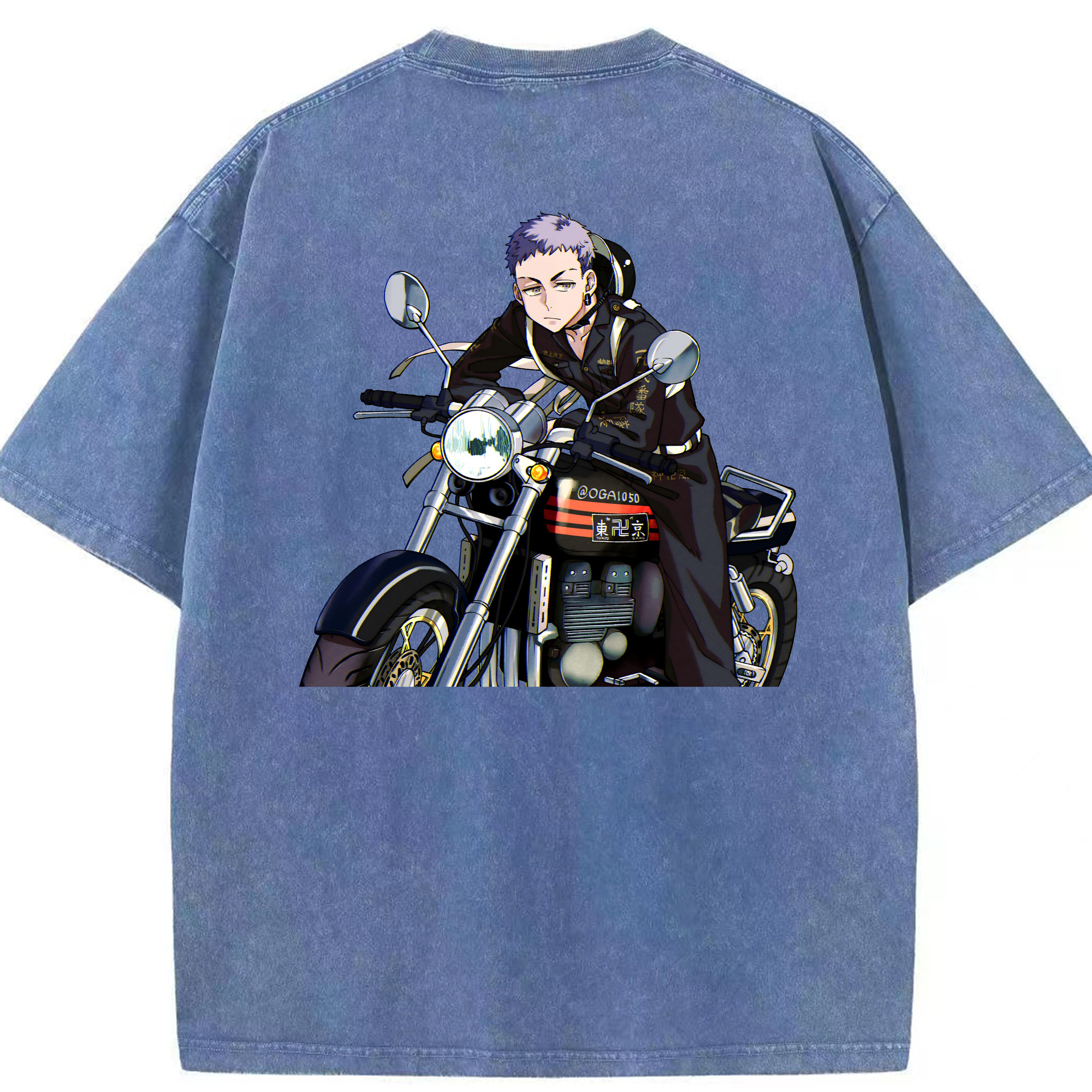 （画像用） 東京リベンジャーズ Tokyo Revengers 綿100% ヴィンテージ風 半袖Tシャツ（背面プリント）