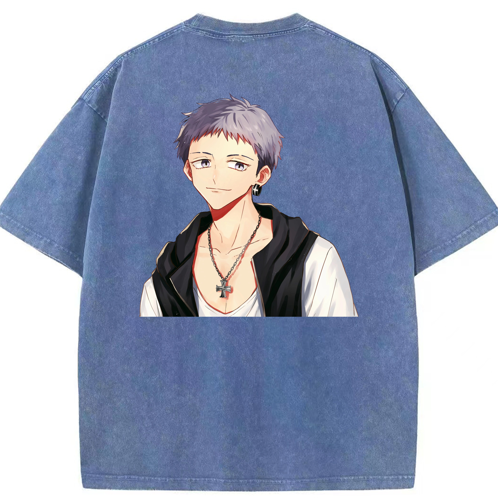 （画像用） 東京リベンジャーズ Tokyo Revengers 綿100% ヴィンテージ風 半袖Tシャツ（背面プリント）