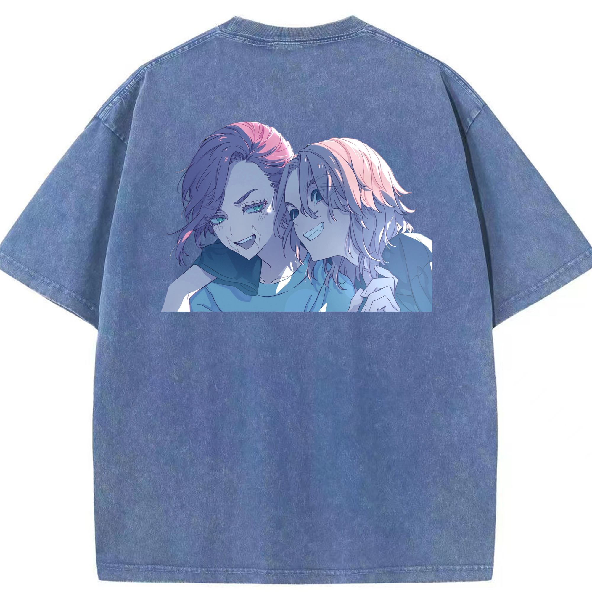 （画像用） 東京リベンジャーズ Tokyo Revengers 綿100% ヴィンテージ風 半袖Tシャツ（背面プリント）