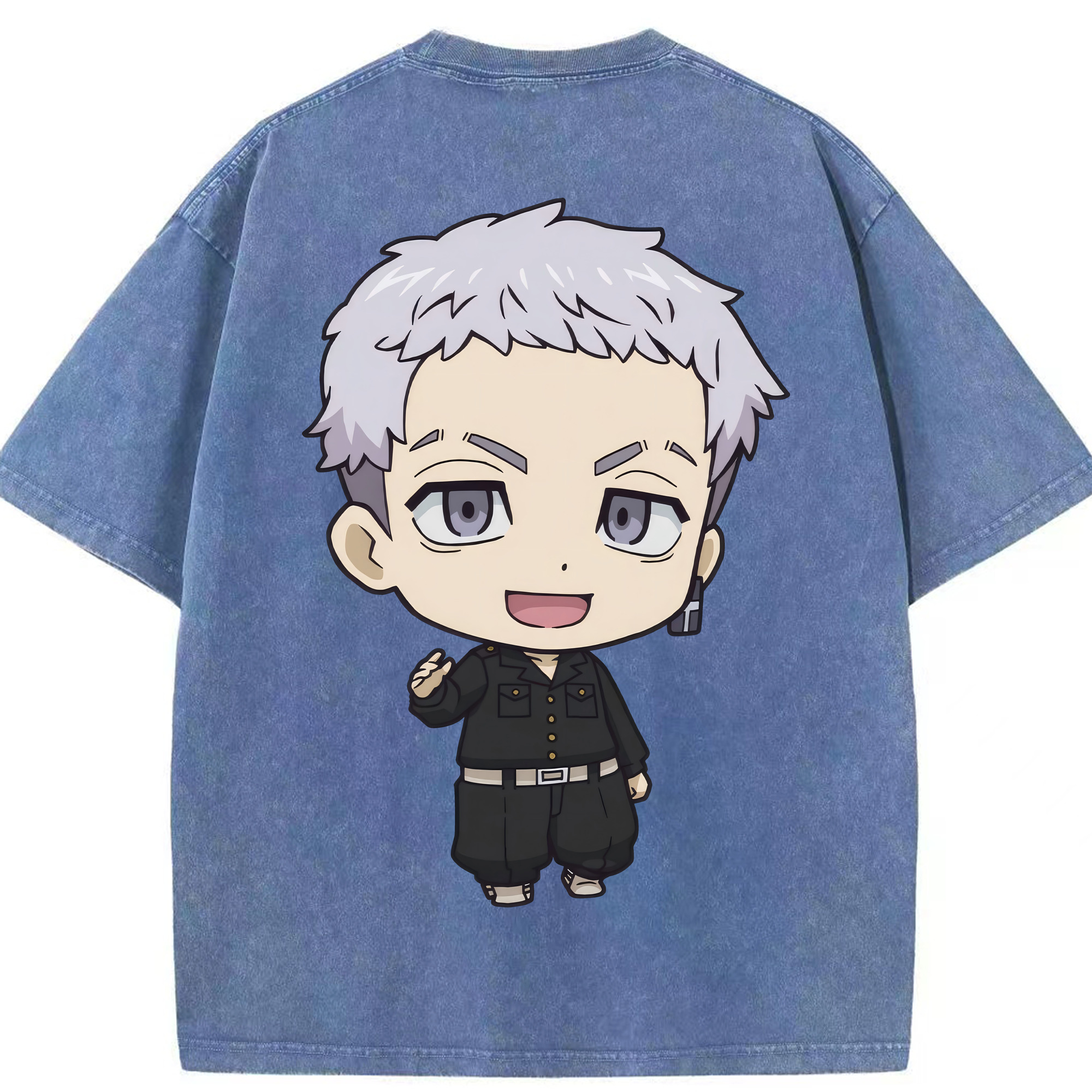 （画像用） 東京リベンジャーズ Tokyo Revengers 綿100% ヴィンテージ風 半袖Tシャツ（背面プリント）