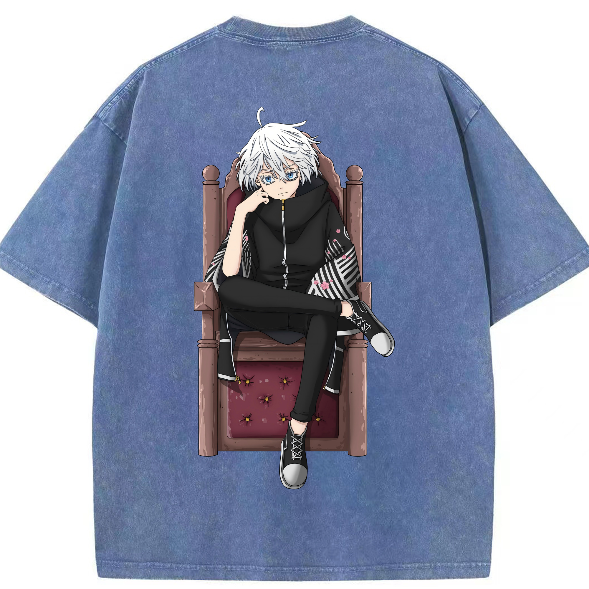 （画像用） 東京リベンジャーズ Tokyo Revengers 綿100% ヴィンテージ風 半袖Tシャツ（背面プリント）