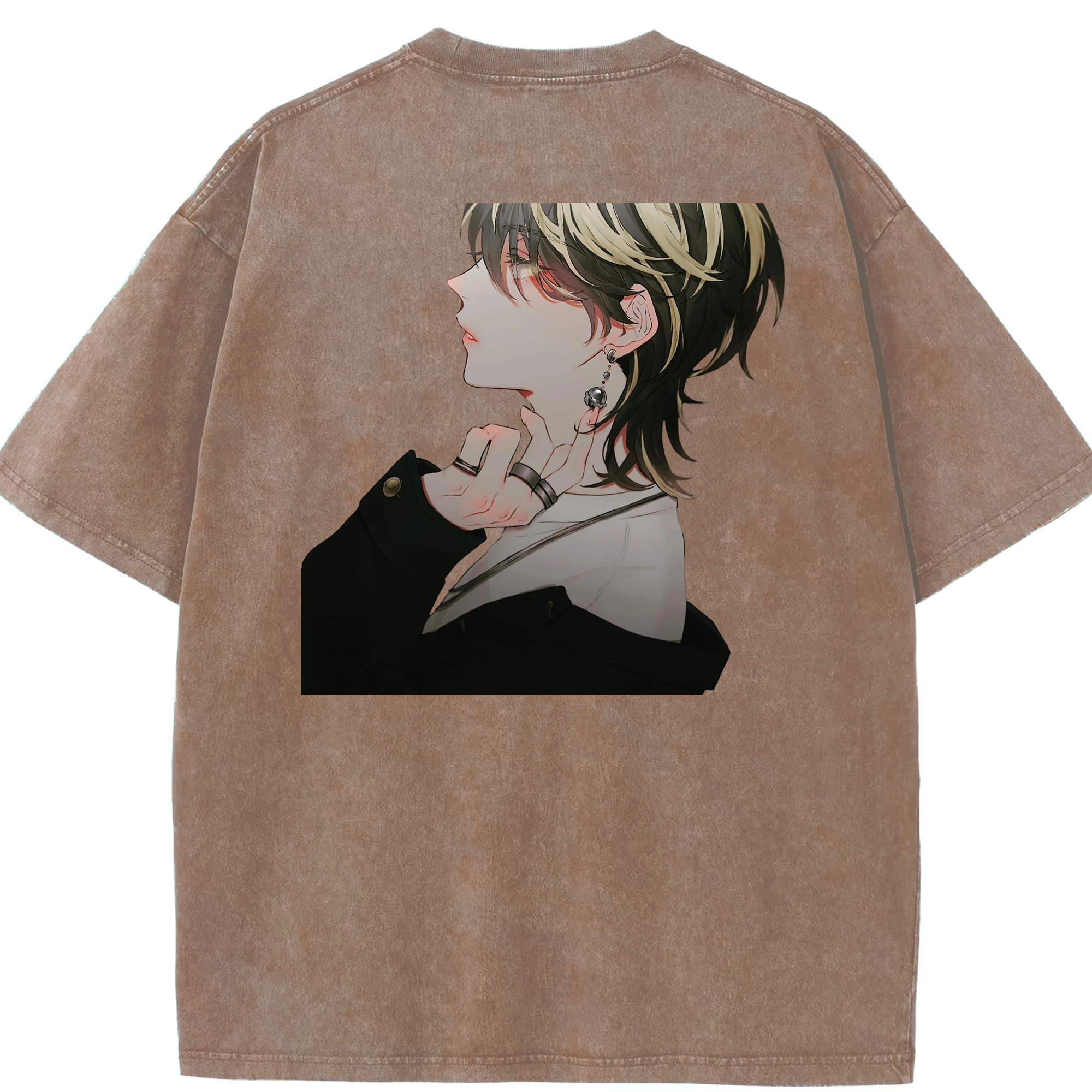 （画像用） 東京リベンジャーズ Tokyo Revengers 綿100% ヴィンテージ風 半袖Tシャツ（背面プリント）
