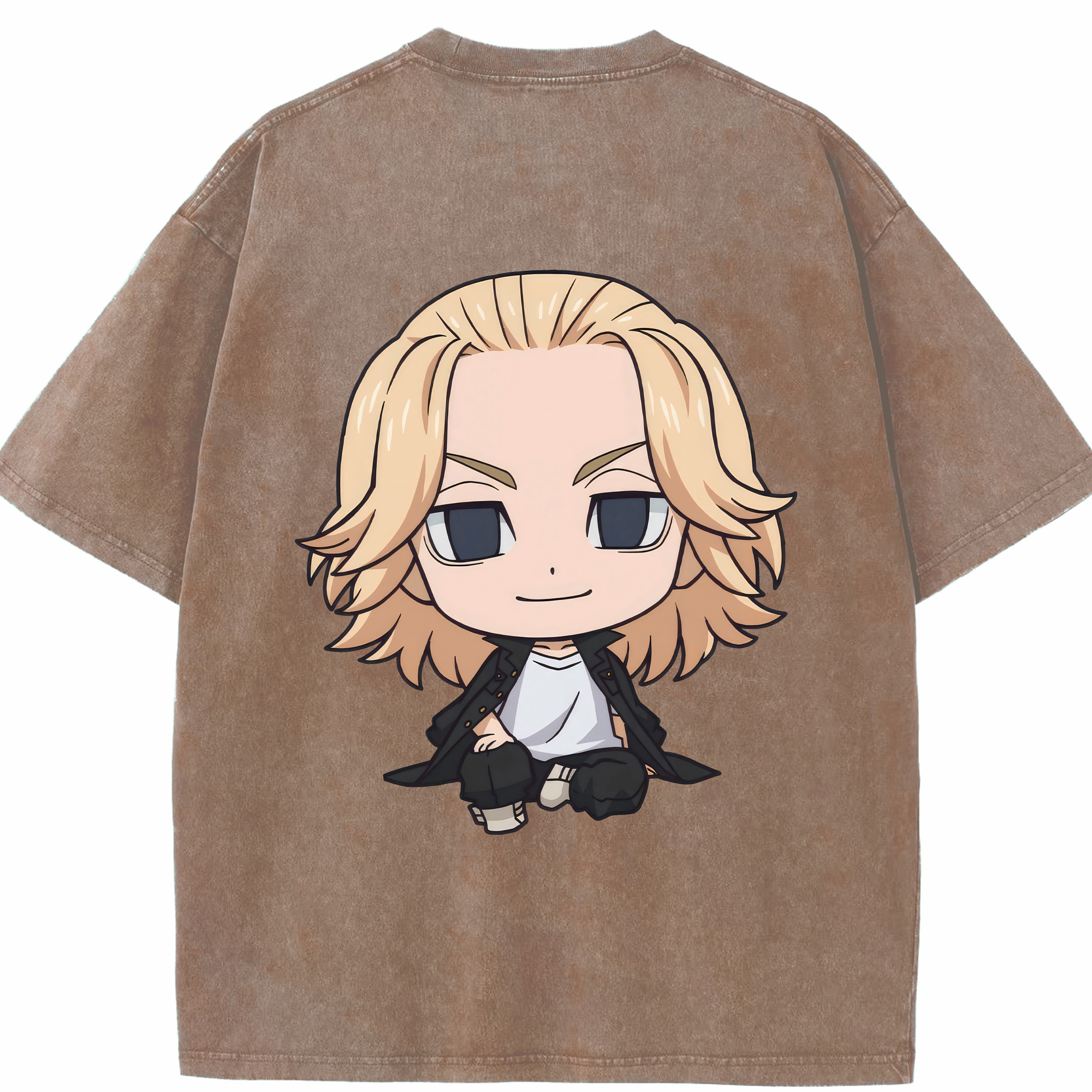 （画像用） 東京リベンジャーズ Tokyo Revengers 綿100% ヴィンテージ風 半袖Tシャツ（背面プリント）
