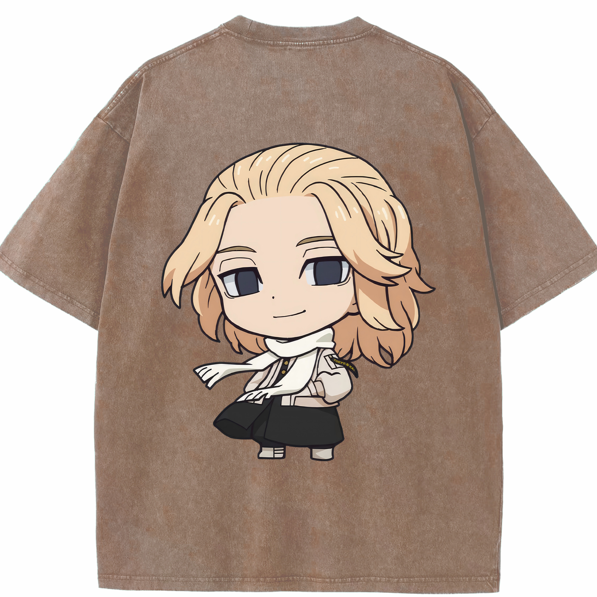 （画像用） 東京リベンジャーズ Tokyo Revengers 綿100% ヴィンテージ風 半袖Tシャツ（背面プリント）