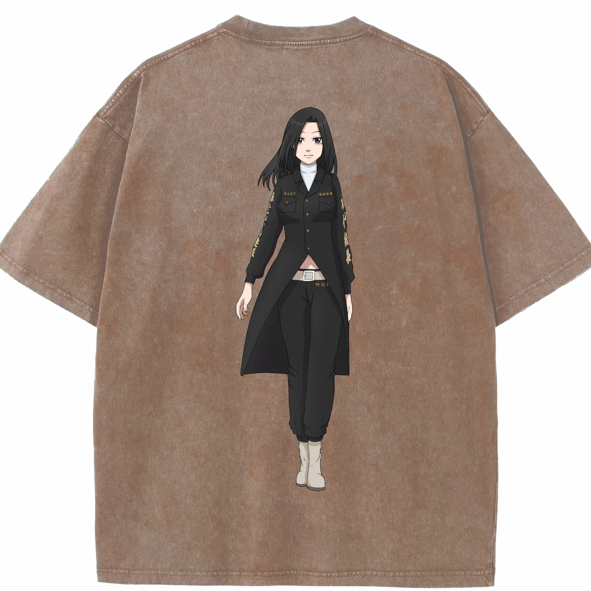 （画像用） 東京リベンジャーズ Tokyo Revengers 綿100% ヴィンテージ風 半袖Tシャツ（背面プリント）