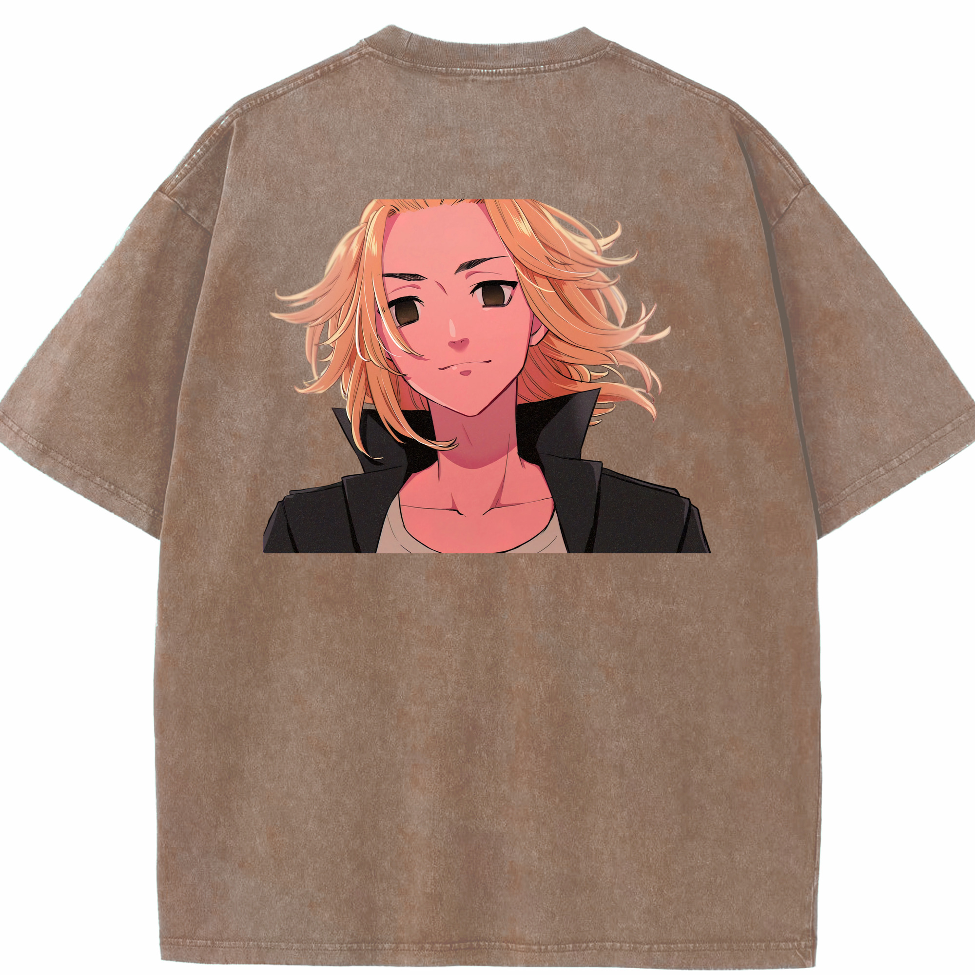 （画像用） 東京リベンジャーズ Tokyo Revengers 綿100% ヴィンテージ風 半袖Tシャツ（背面プリント）
