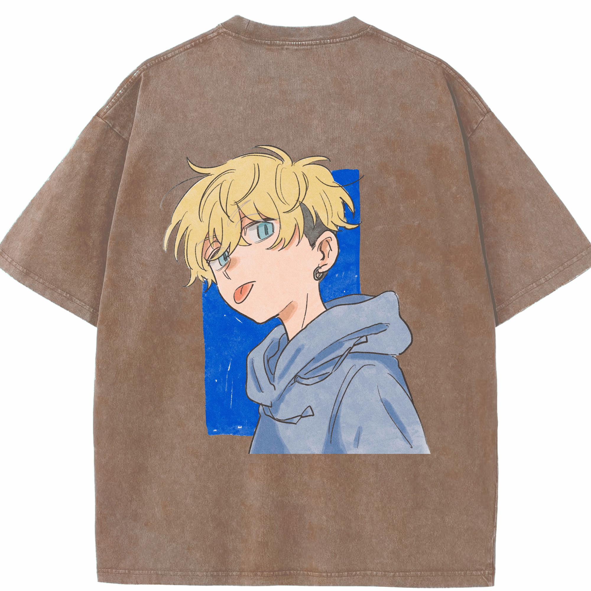（画像用） 東京リベンジャーズ Tokyo Revengers 綿100% ヴィンテージ風 半袖Tシャツ（背面プリント）