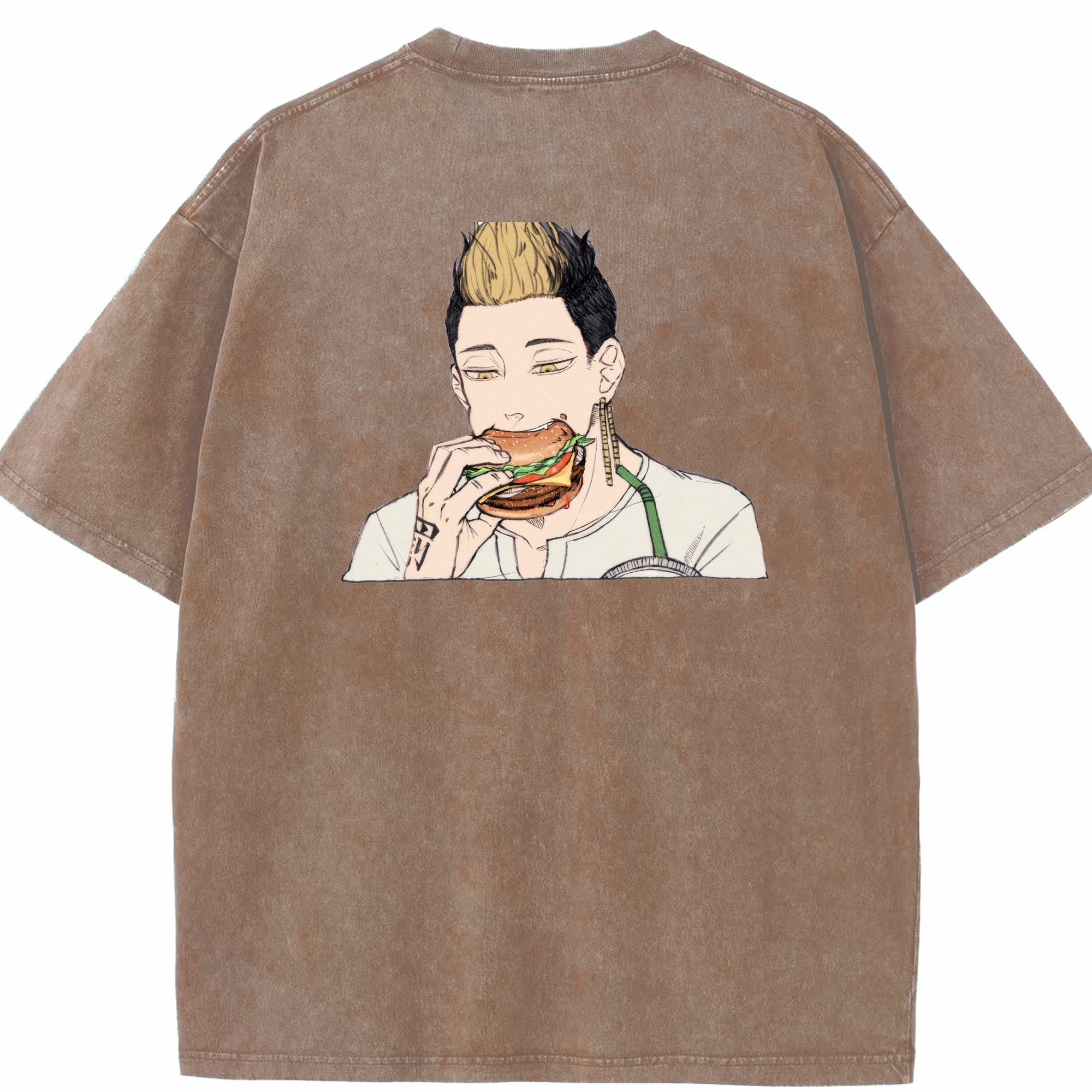 （画像用） 東京リベンジャーズ Tokyo Revengers 綿100% ヴィンテージ風 半袖Tシャツ（背面プリント）