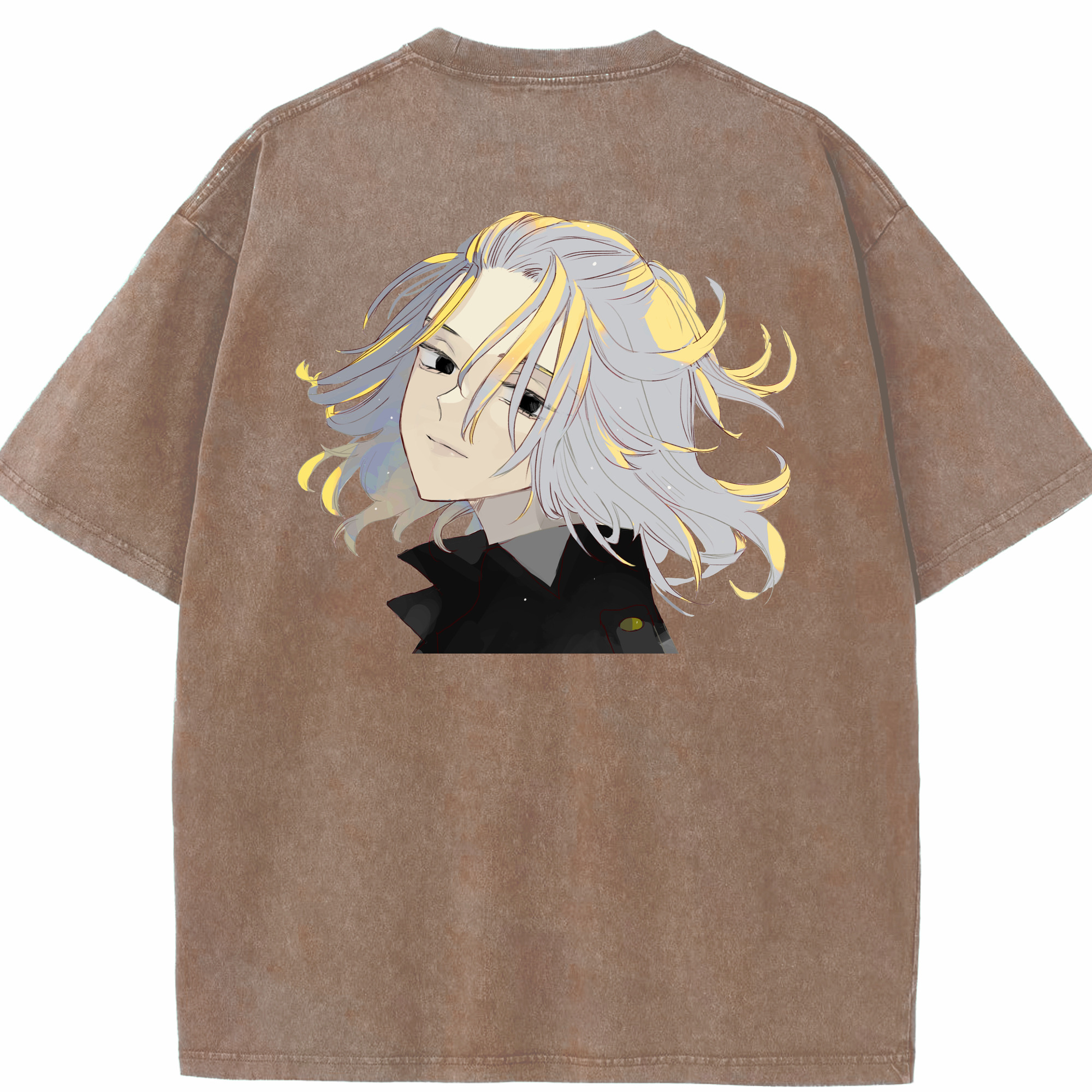 （画像用） 東京リベンジャーズ Tokyo Revengers 綿100% ヴィンテージ風 半袖Tシャツ（背面プリント）