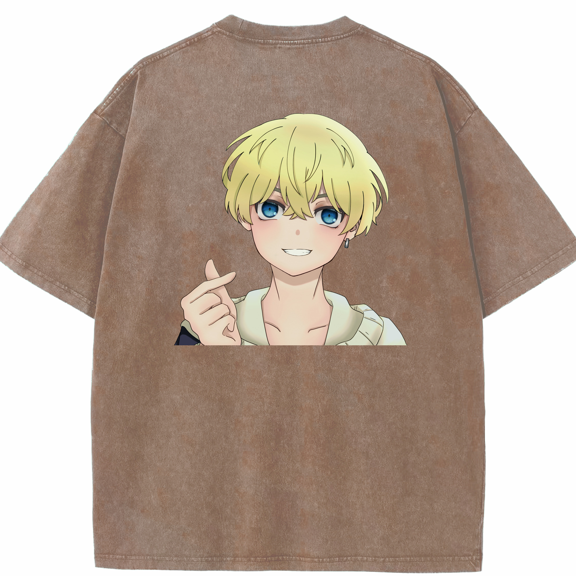 （画像用） 東京リベンジャーズ Tokyo Revengers 綿100% ヴィンテージ風 半袖Tシャツ（背面プリント）
