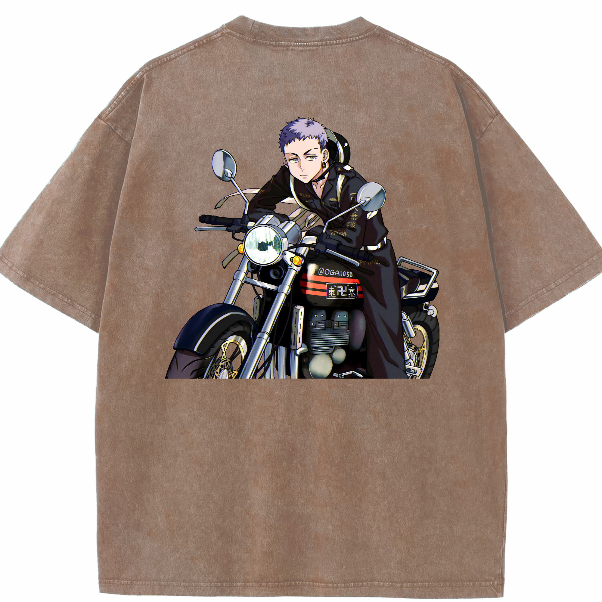 （画像用） 東京リベンジャーズ Tokyo Revengers 綿100% ヴィンテージ風 半袖Tシャツ（背面プリント）