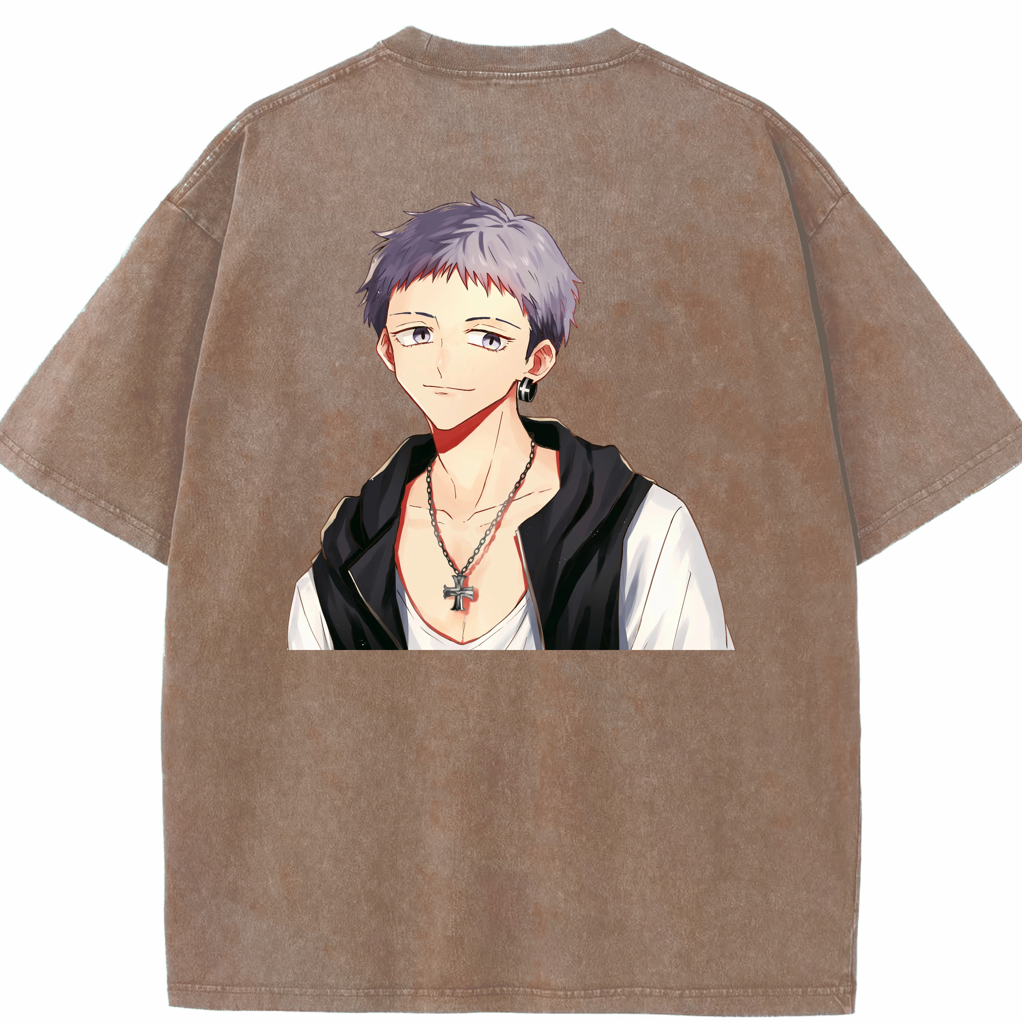 （画像用） 東京リベンジャーズ Tokyo Revengers 綿100% ヴィンテージ風 半袖Tシャツ（背面プリント）